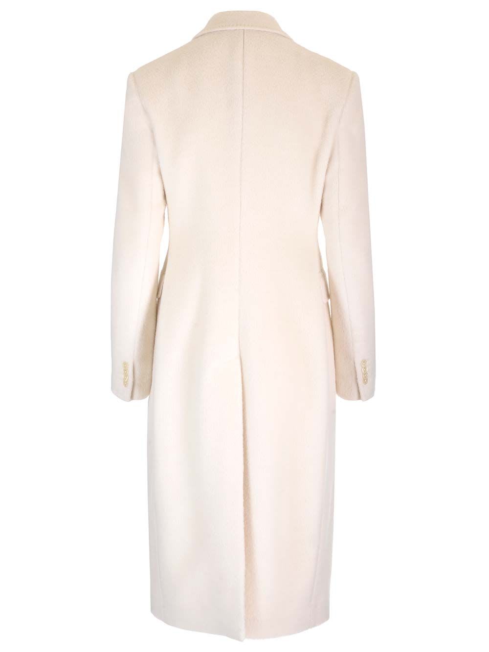 Shop Tagliatore C-meryl Double Breasted Coat White