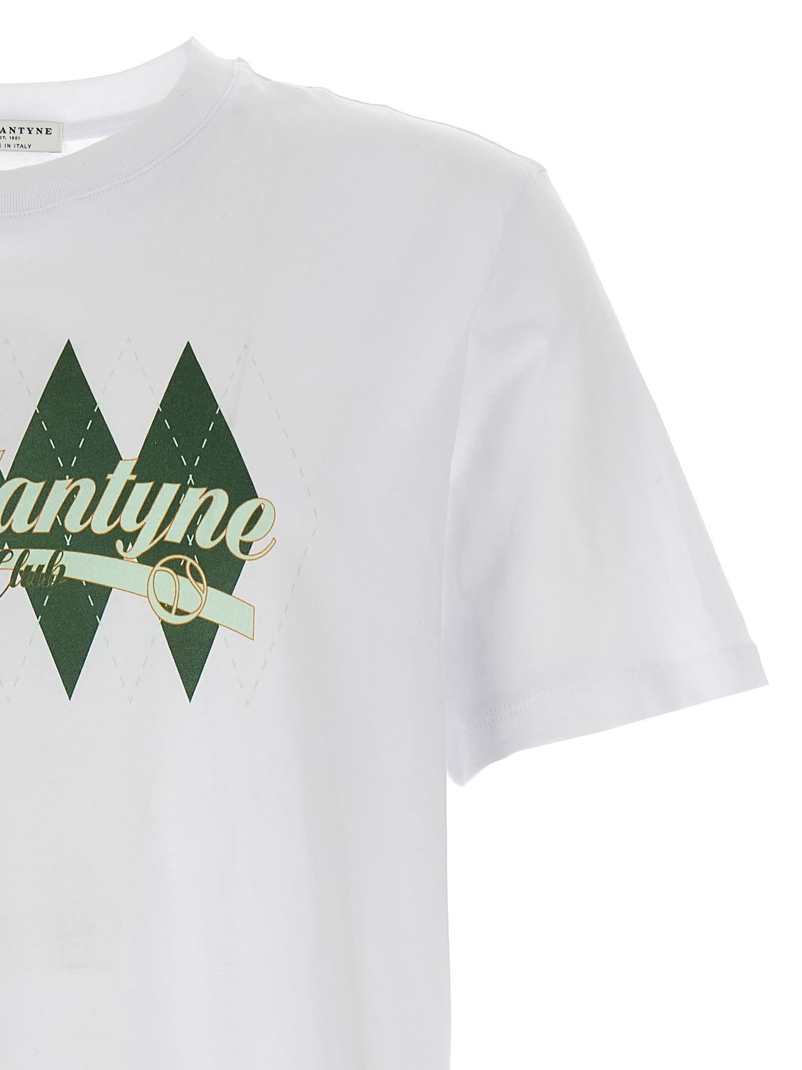Tシャツ・カットソー BALLANTYNE Logo print T-shirt White Ballantyne Logo Print T-shirt In White | ModeSens