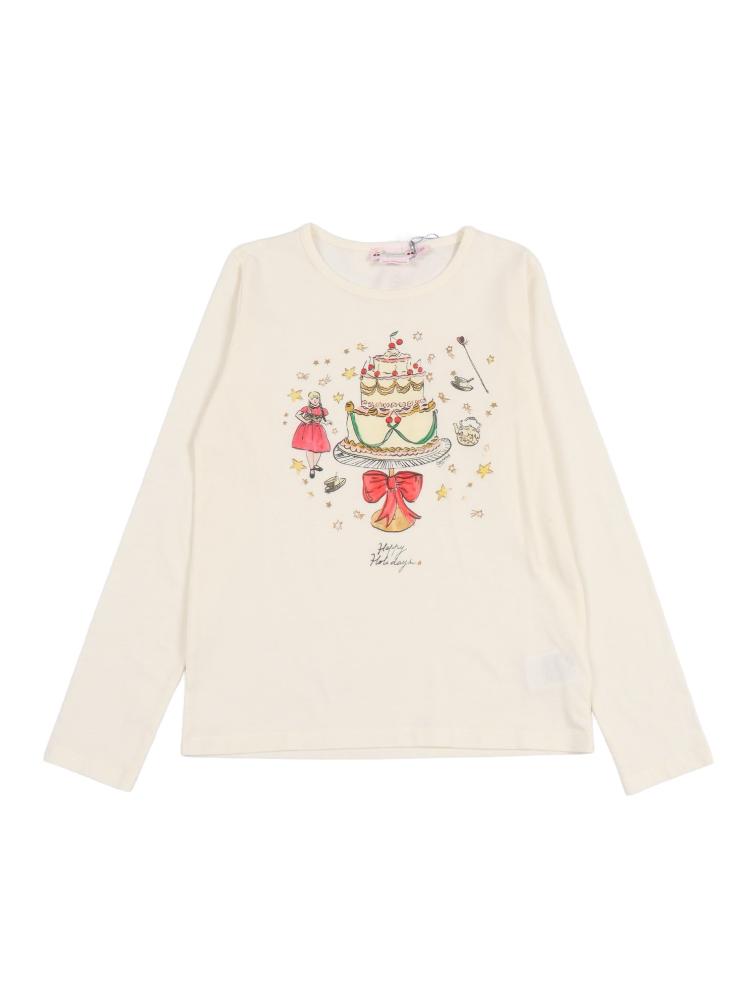 Bonpoint Tidjiane Printed Top In White