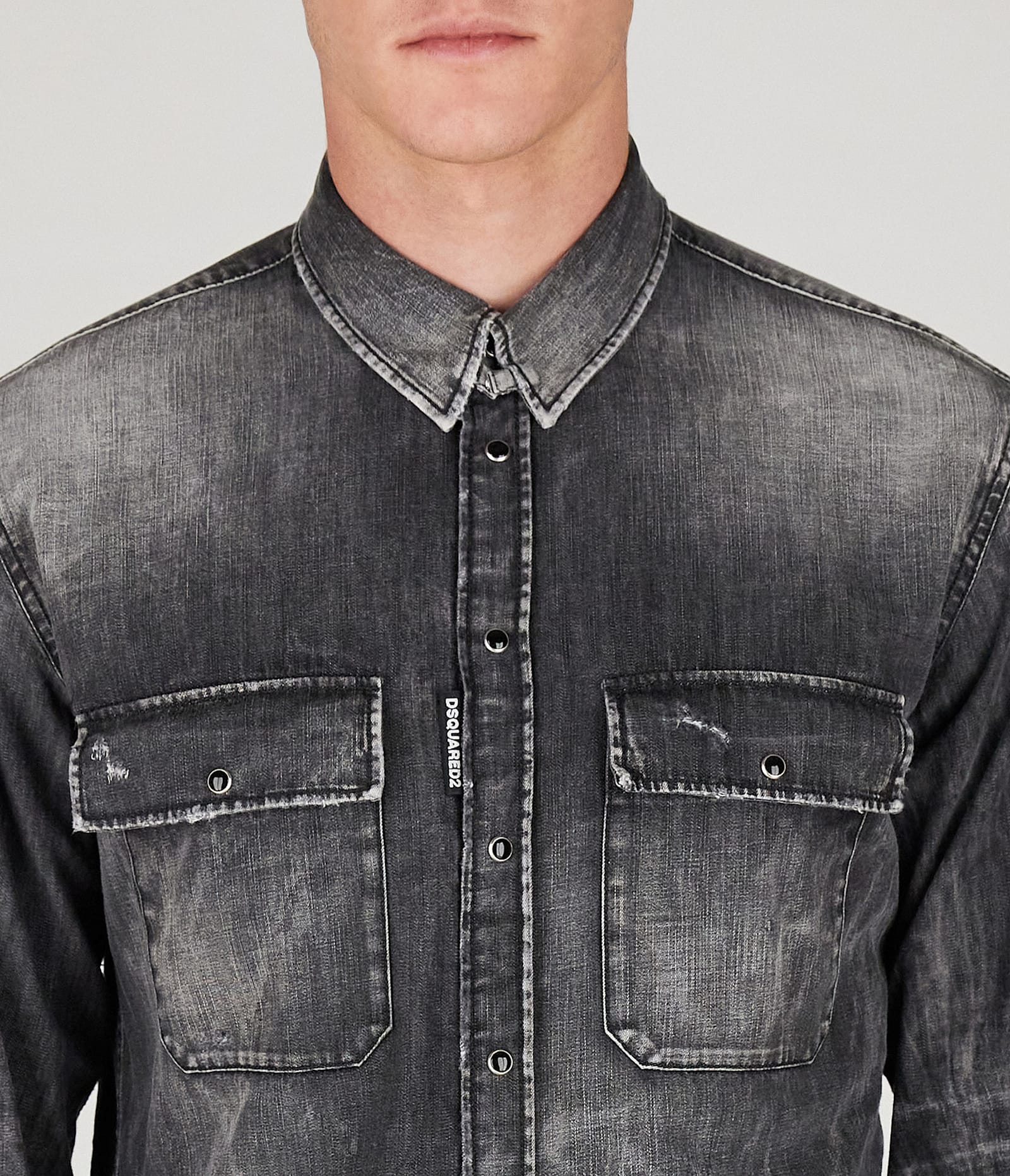 Shop Dsquared2 Shirts In Black