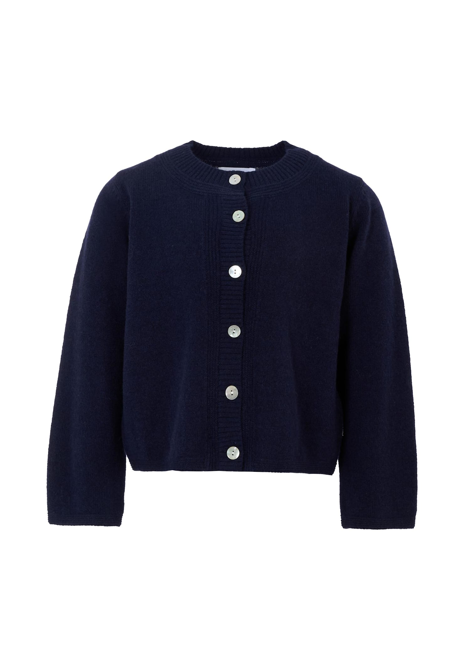 Molo Blue Cardigan For Girl In Blue