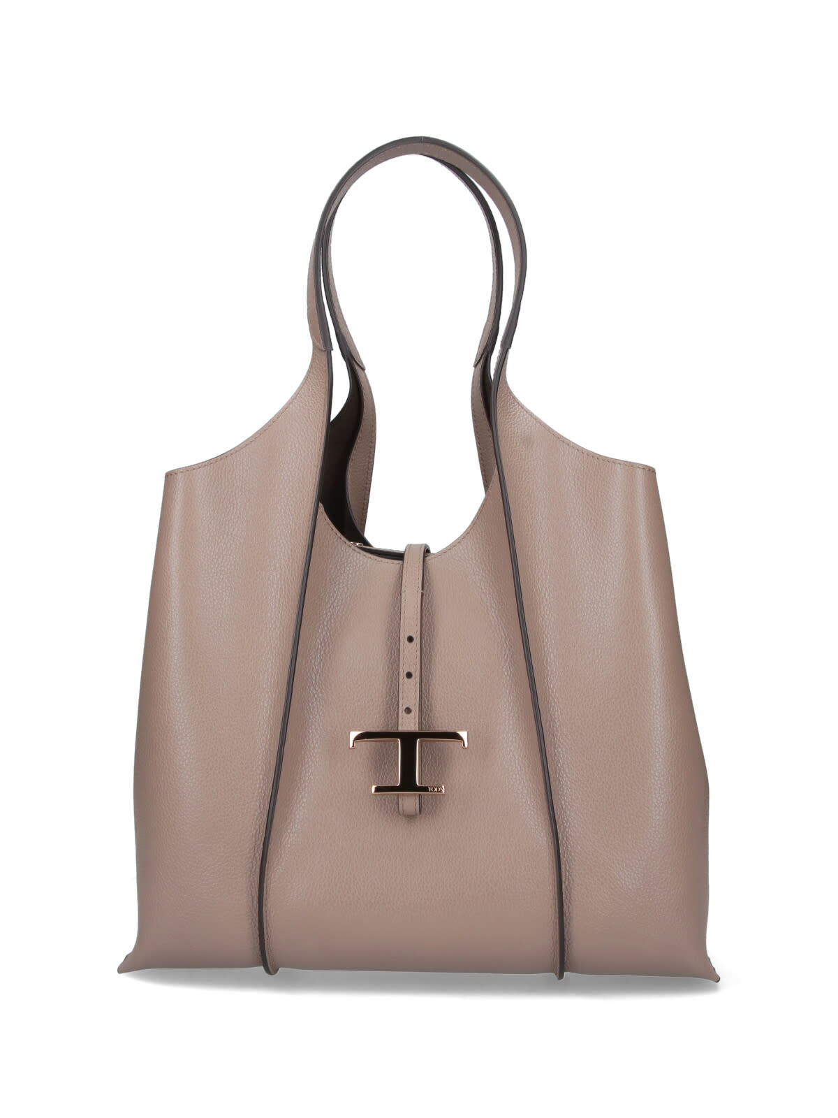 Tod's T-timeless Large Tote Bag In Brown
