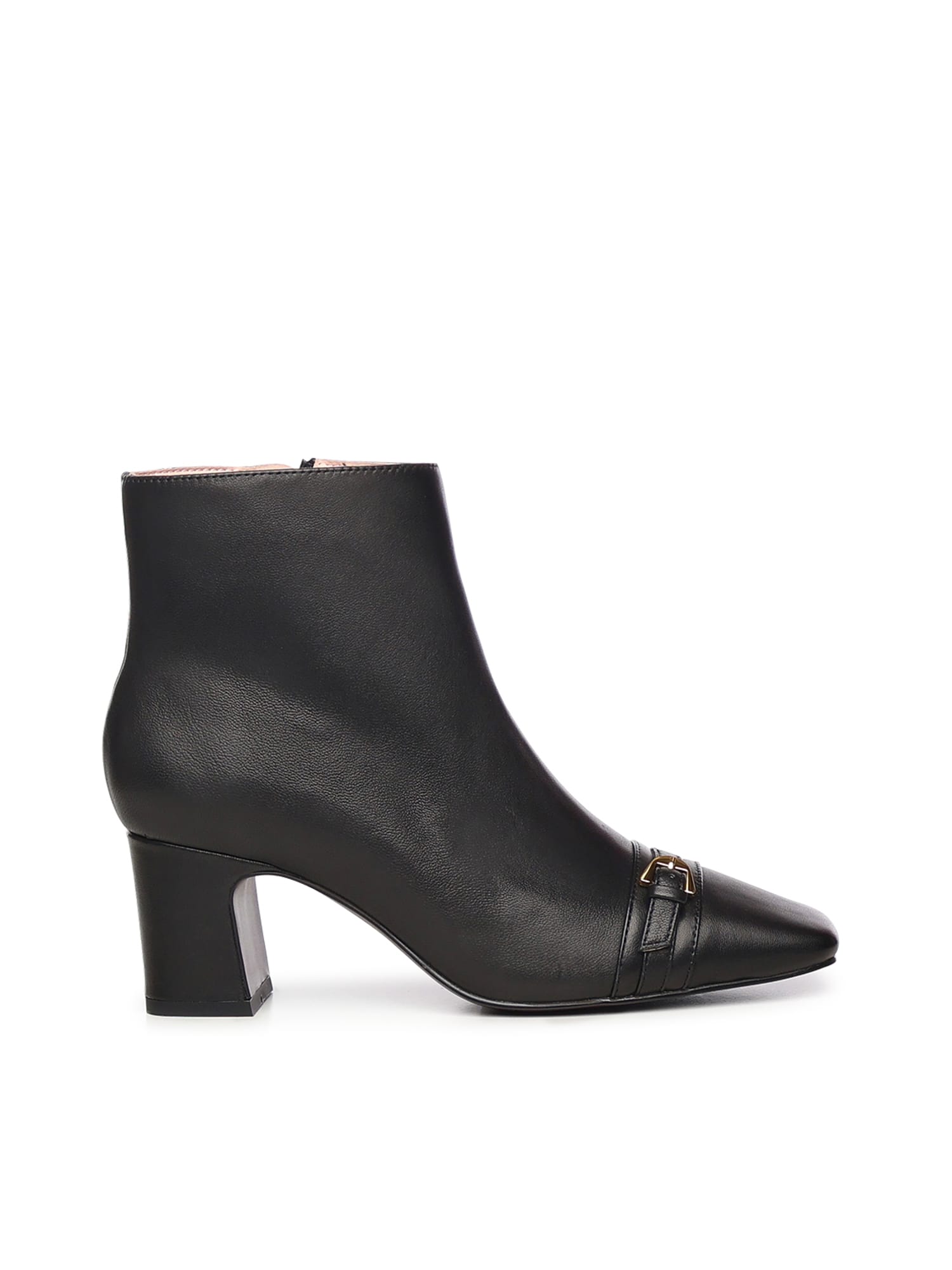Coccinelle 60mm Nadja Buckle-detail Boots In Black
