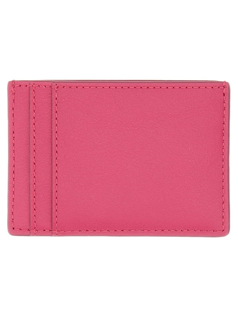 Shop Marc Jacobs Card Holder The J Marc In Fuchsia