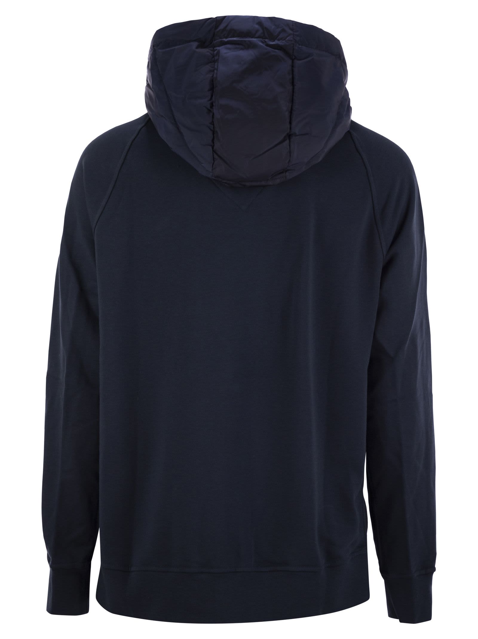 Shop Canada Goose Hybridge Huron - Hooded And Zipped Jacket In Navy