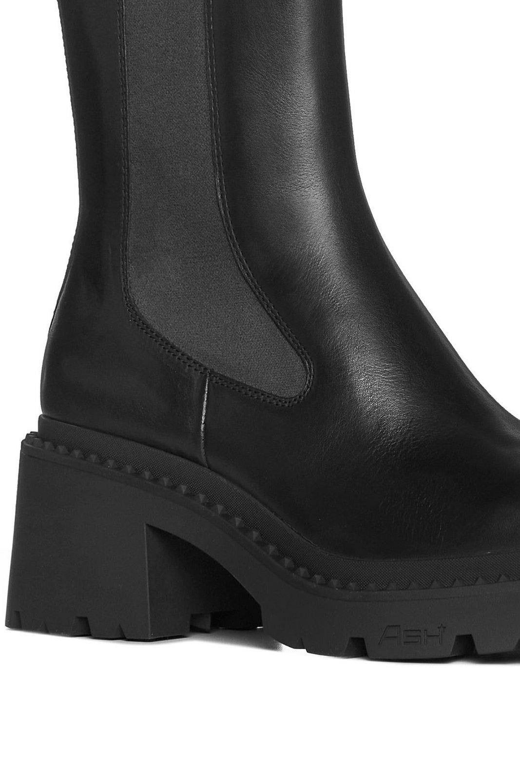 Shop Ash Nico Round-toe Ankle Boots In Nero