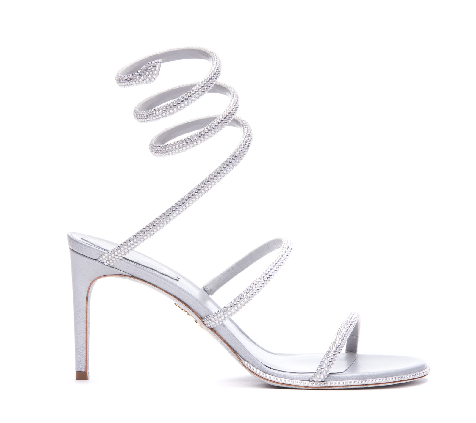 Shop René Caovilla Cleo Sandals In Silver