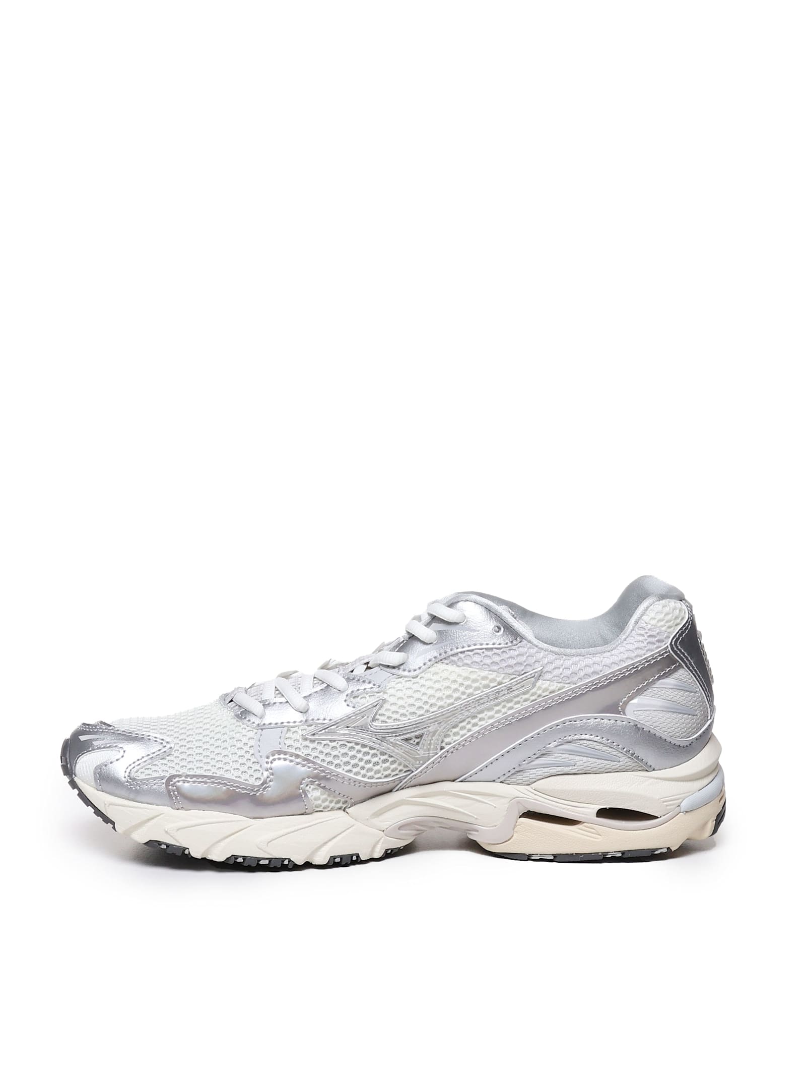 Shop Mizuno Sneakers Wave Rider In Silver