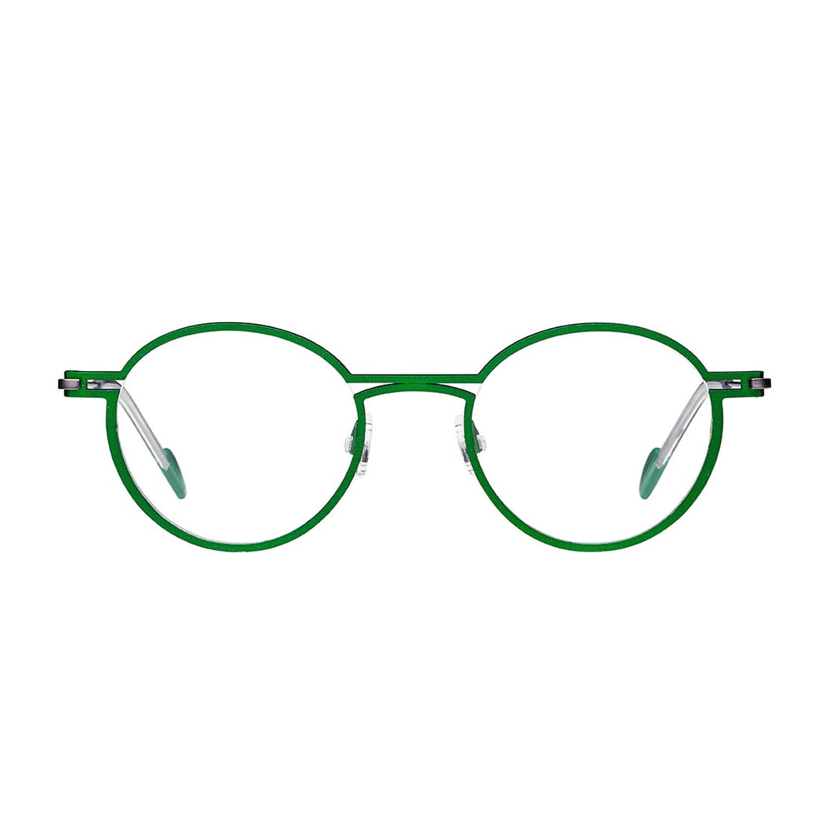 Matttew Carbon 1567 Verde Grigio Glasses In Green