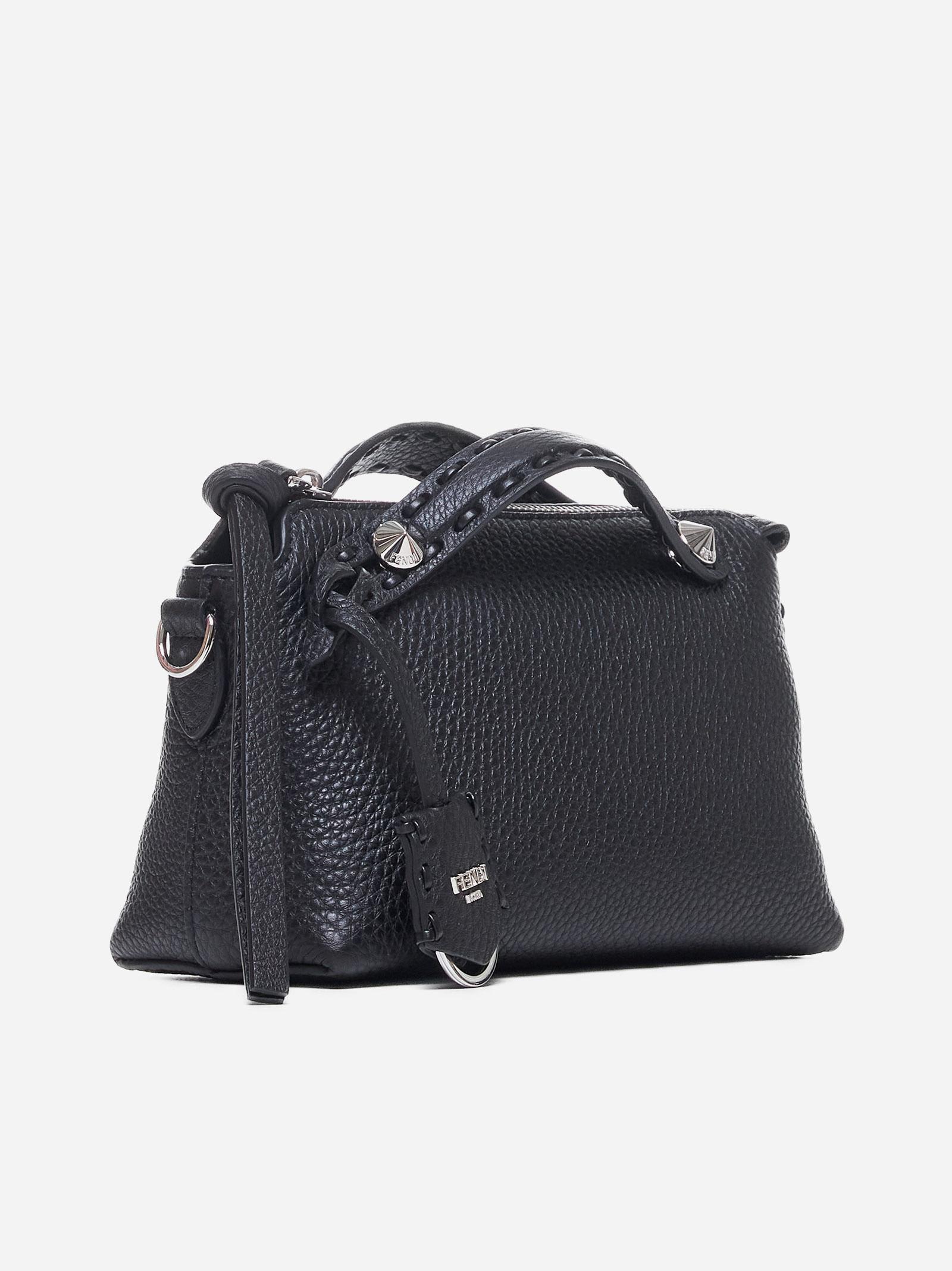 Fendi By The Way Leather Mini Bag In Black