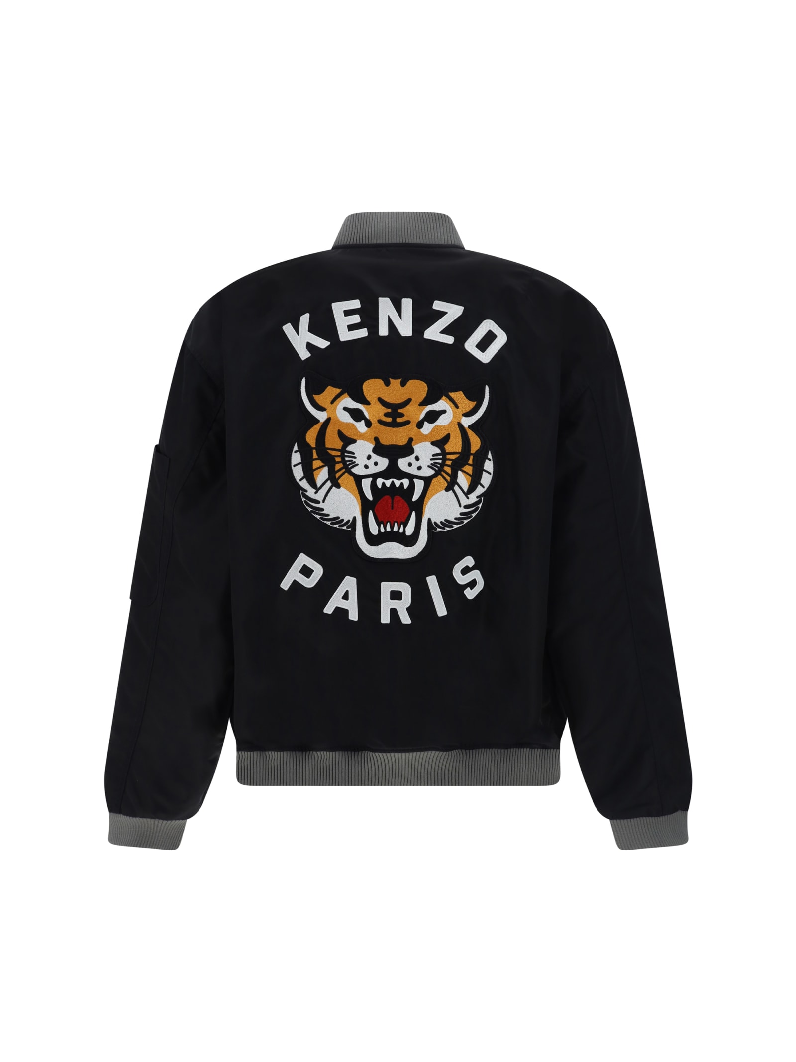 Shop Kenzo College Jacket In Black