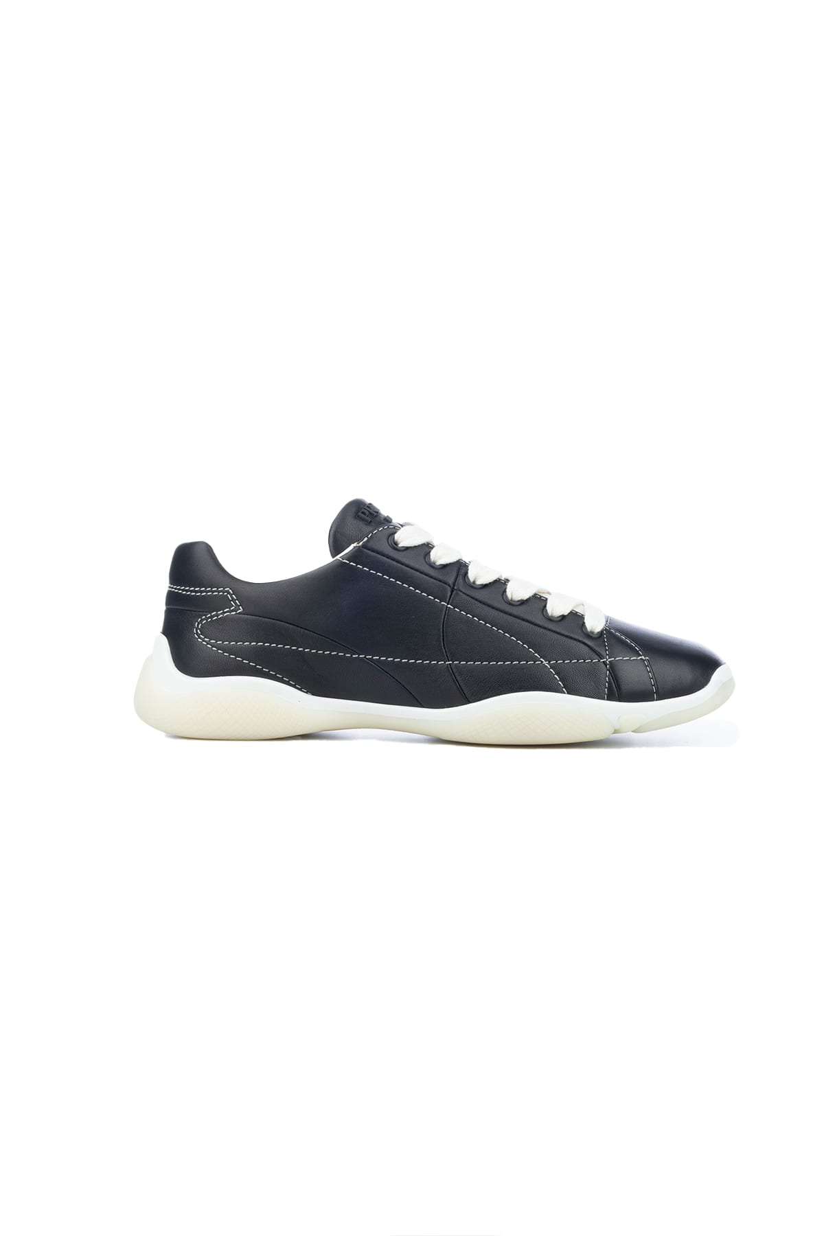 Prada Sneakers Black In Nappa In Gray