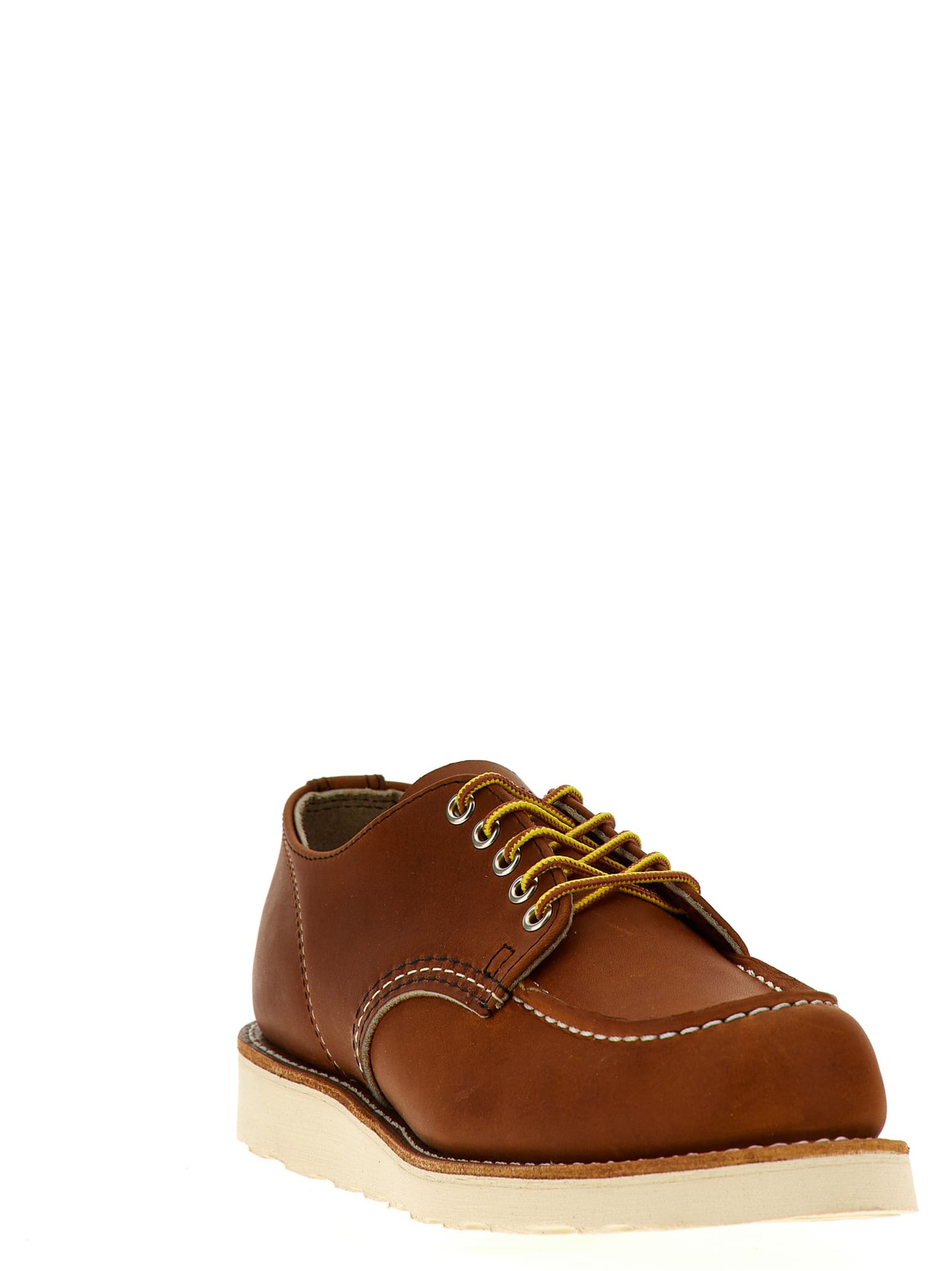 Shop Red Wing Shop Moc Oxford Lace Up Shoes In Brown