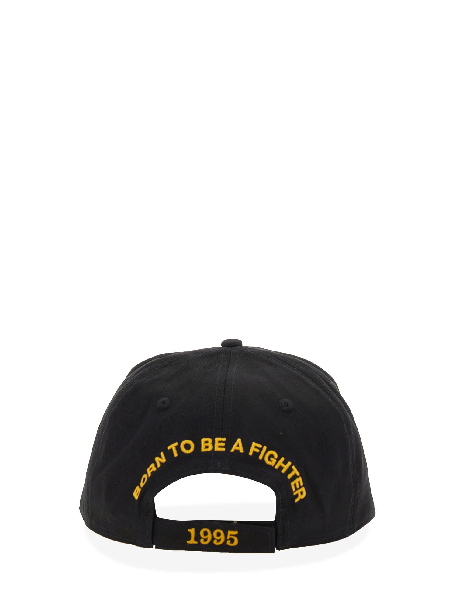 Dsquared2 Baseball Cap With Logo Patch In Black