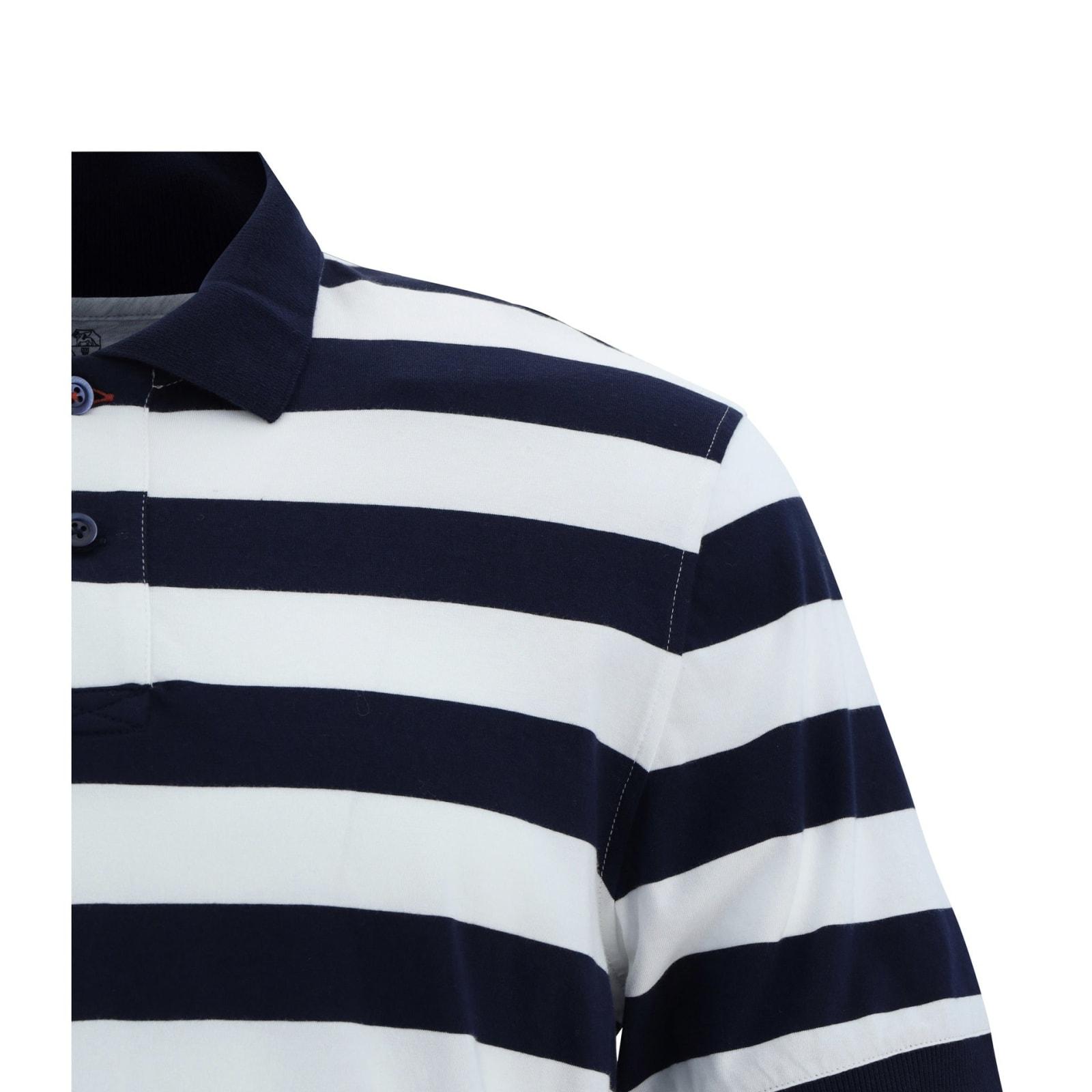 Shop Brunello Cucinelli Polo T-shirt In Blue