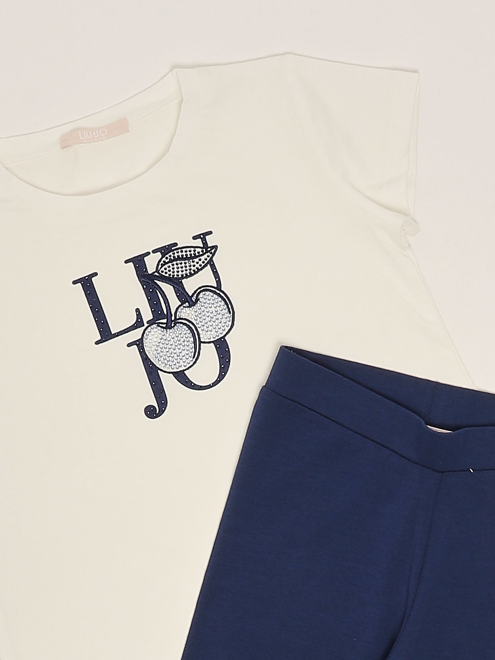 Liu •jo T-shirt+leggings Suit In White