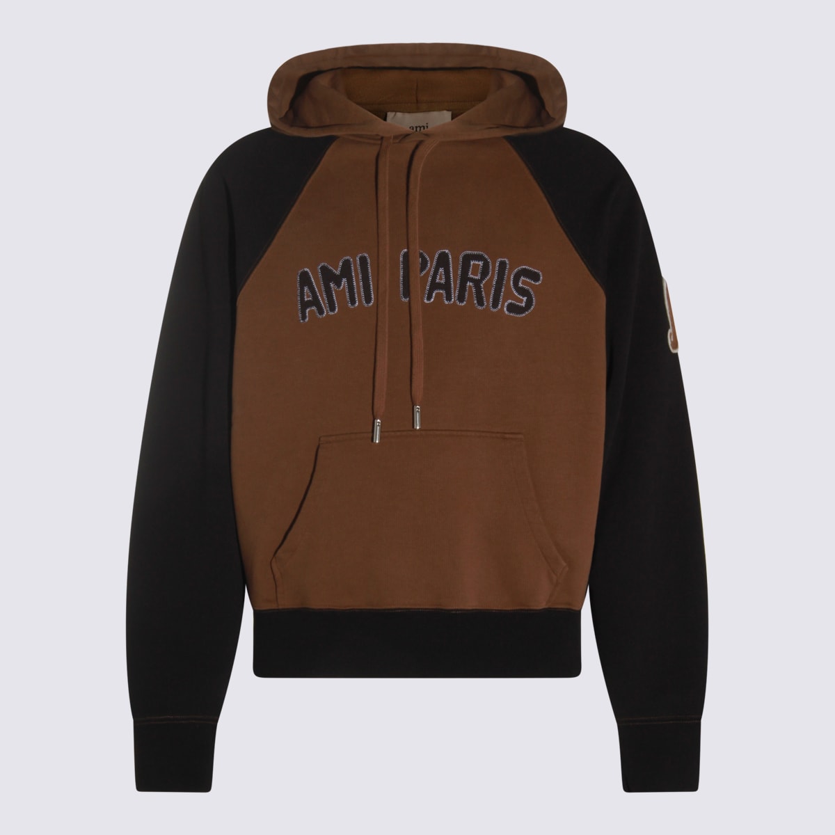 Ami Alexandre Mattiussi Ami Paris Men Cotton Colorblock Hoodie In Multi