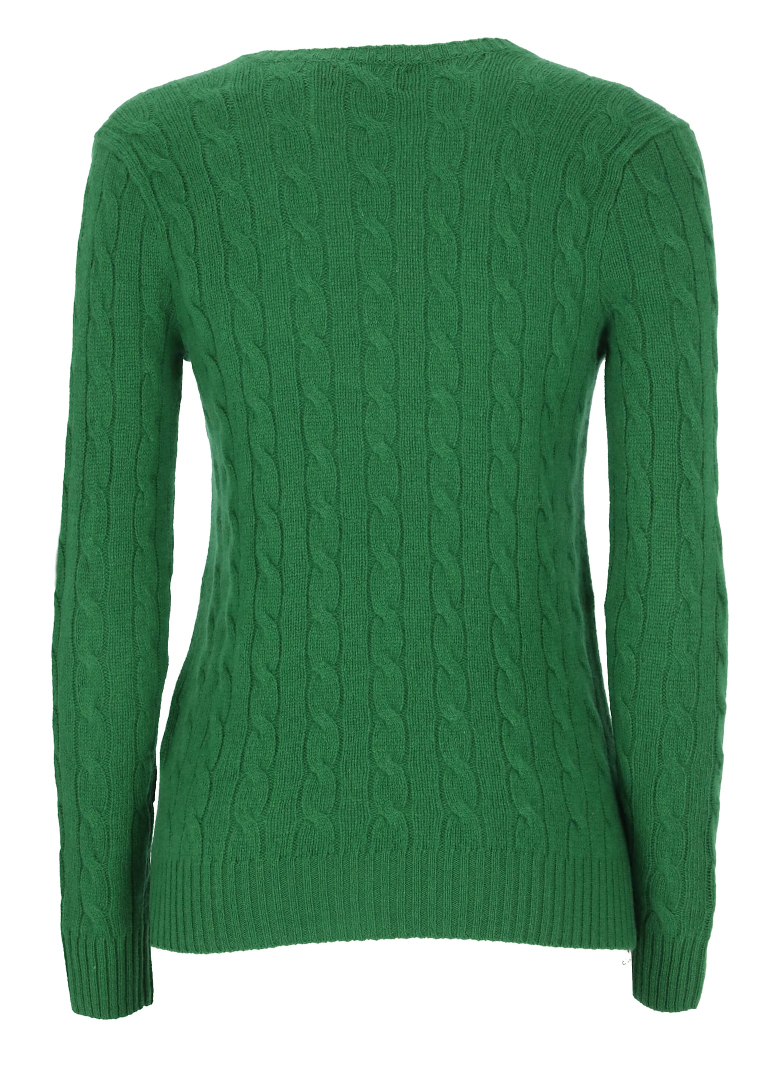 Shop Ralph Lauren Pony Sweater In Green