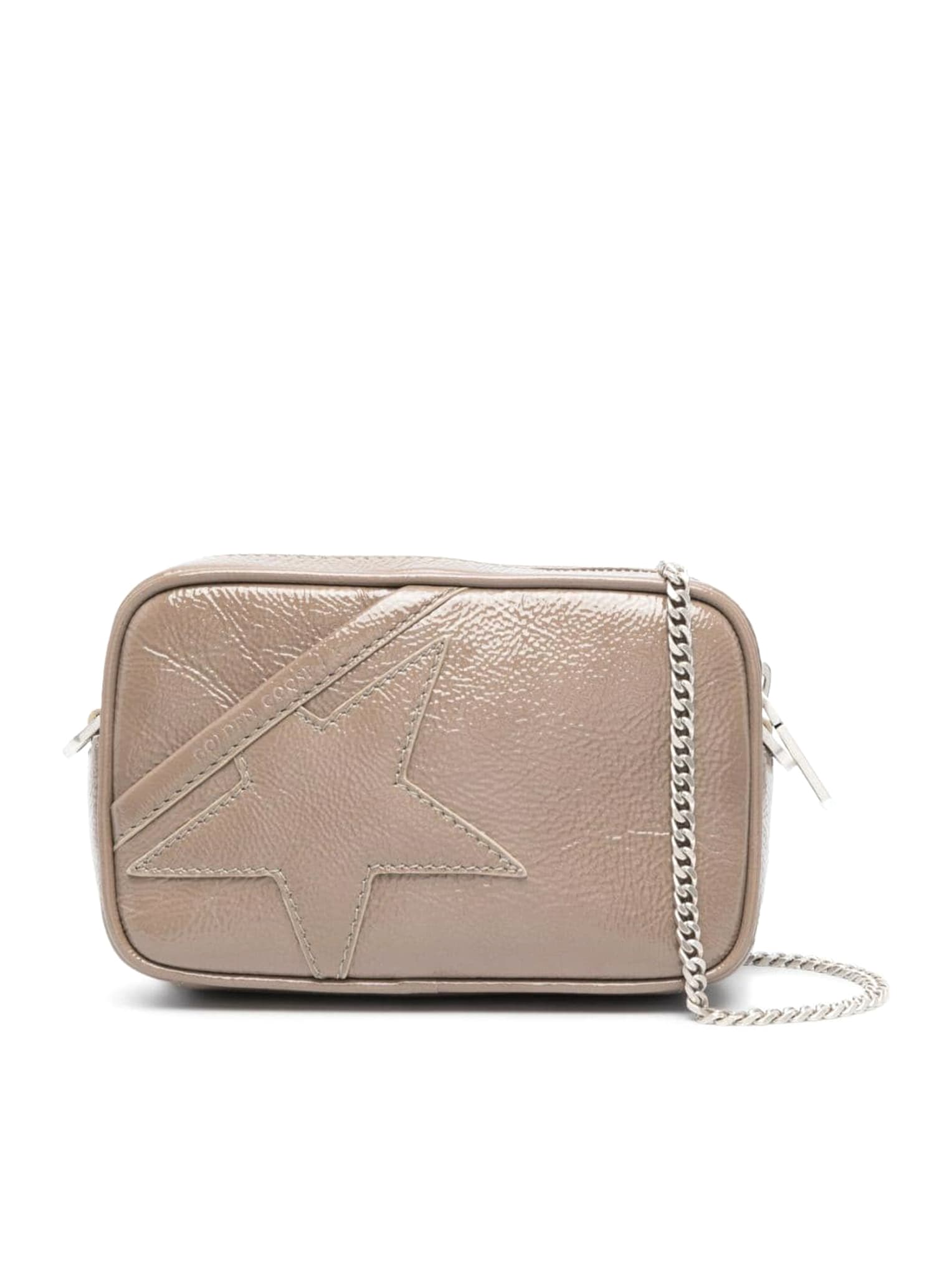 Golden Goose Mini Star Leather Crossbody Bag In Ash