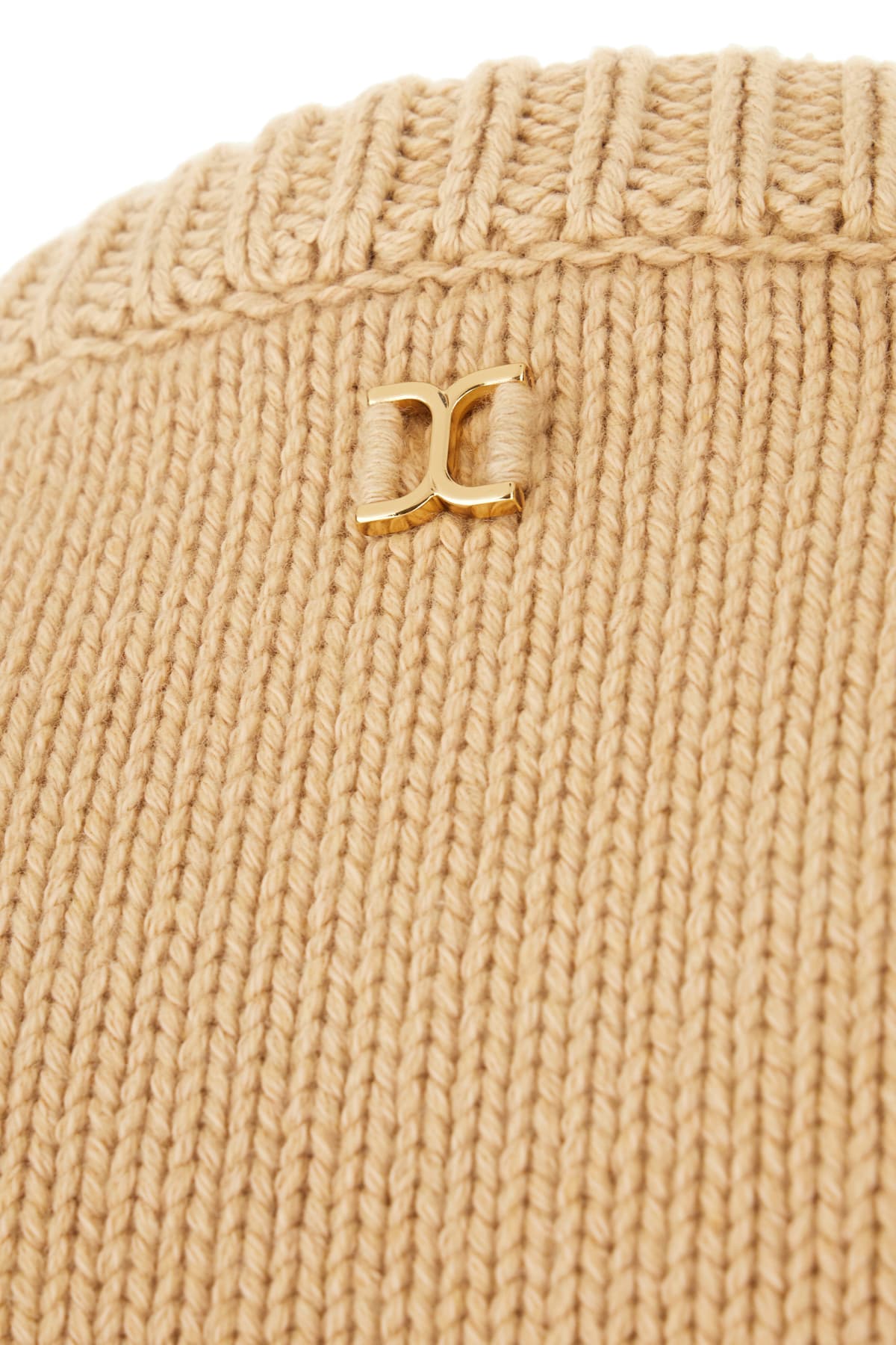 Shop Chloé Beige Cotton And Mohair Sweater In Ultimate Nude