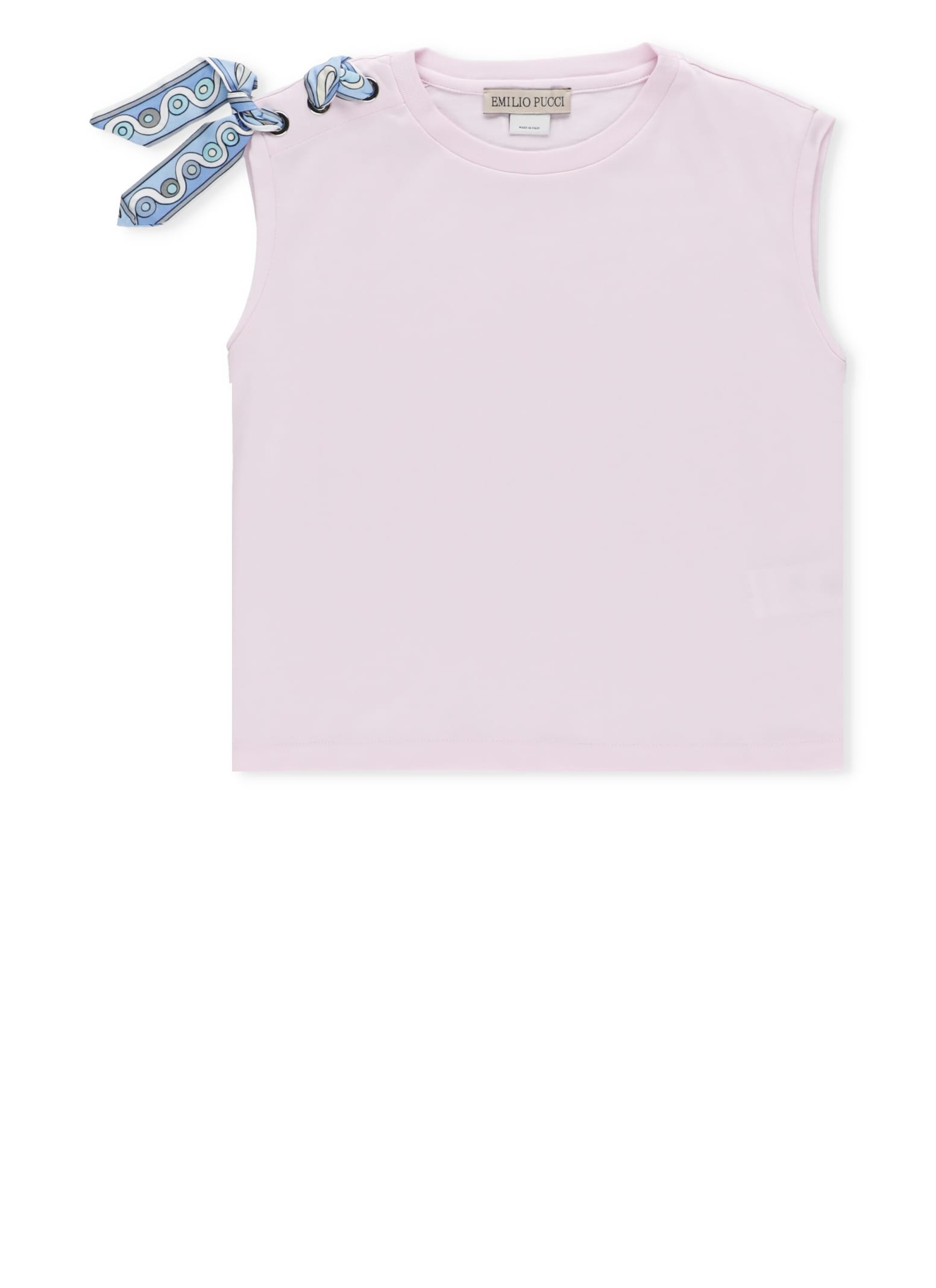 Emilio Pucci Kids' Cotton T-shirt In Plum
