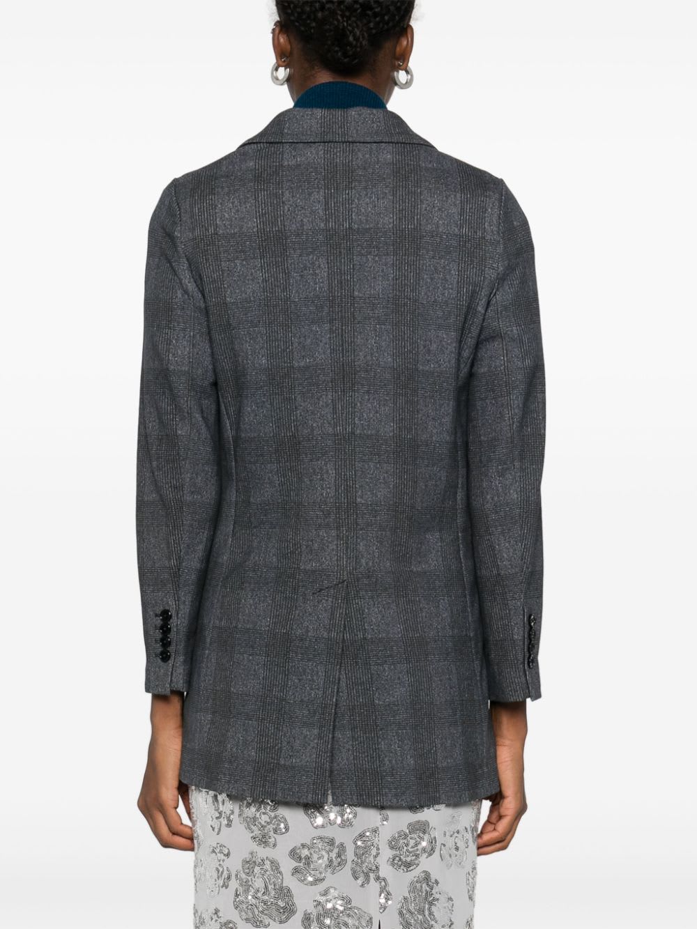 Circolo 1901 Cotton Double-breasted Jacket In Multi