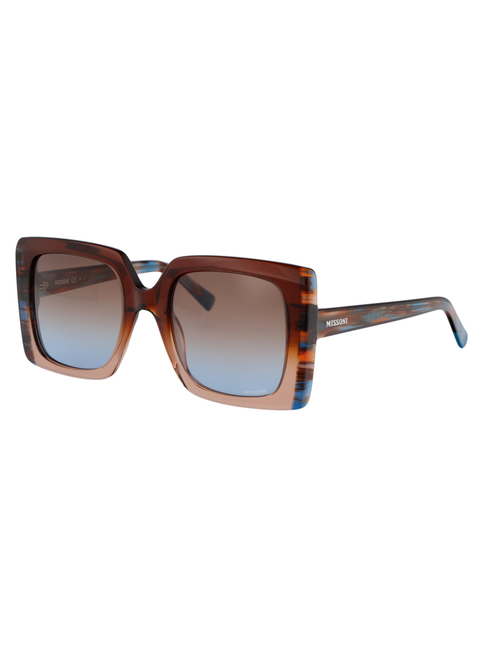 Shop Missoni Mis 0089/s Sunglasses In Ex498 Brown Horn