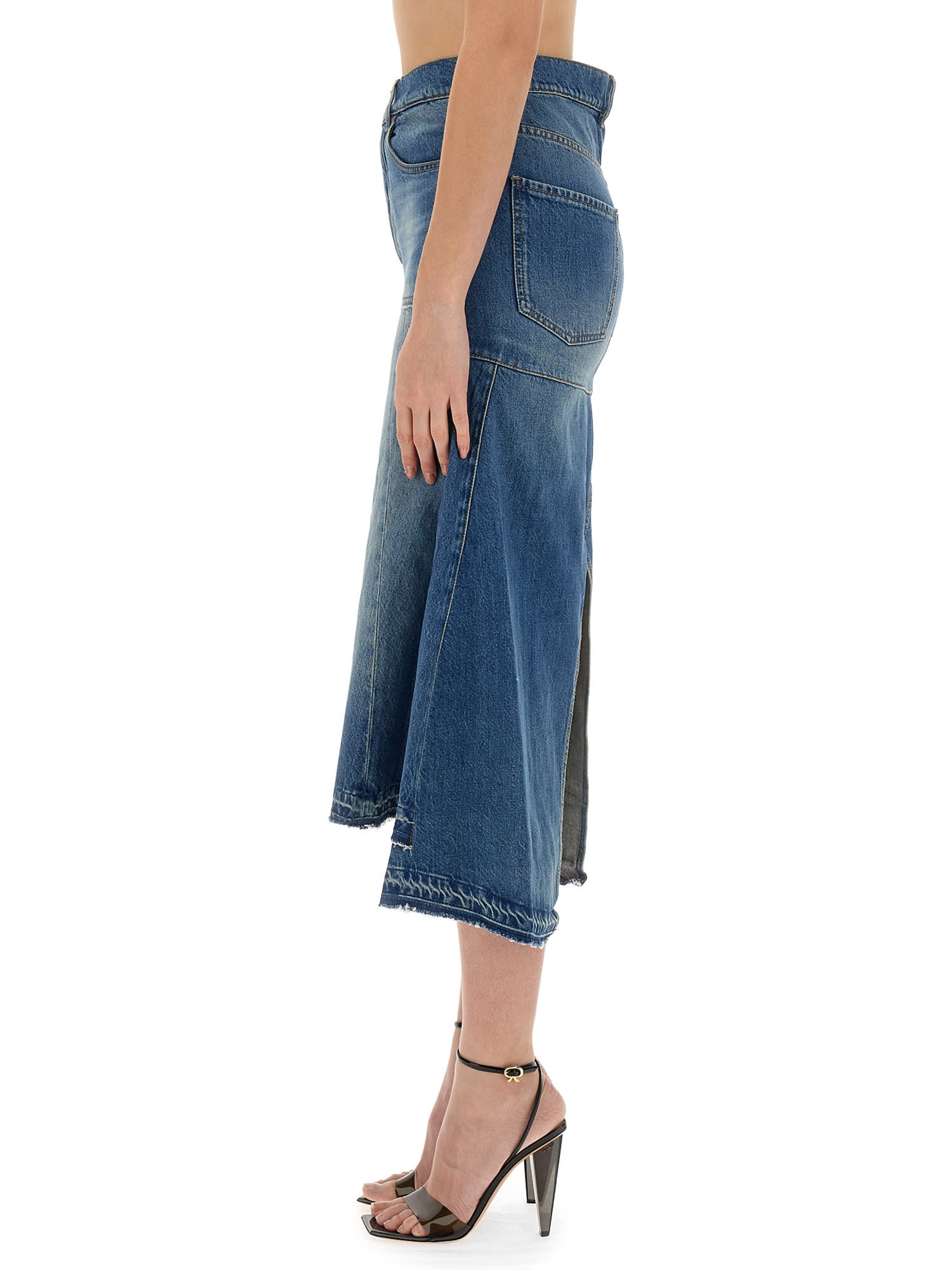 Victoria Beckham Julia Straight-leg Mid-rise Stretch-denim Jeans in Blue |  Lyst