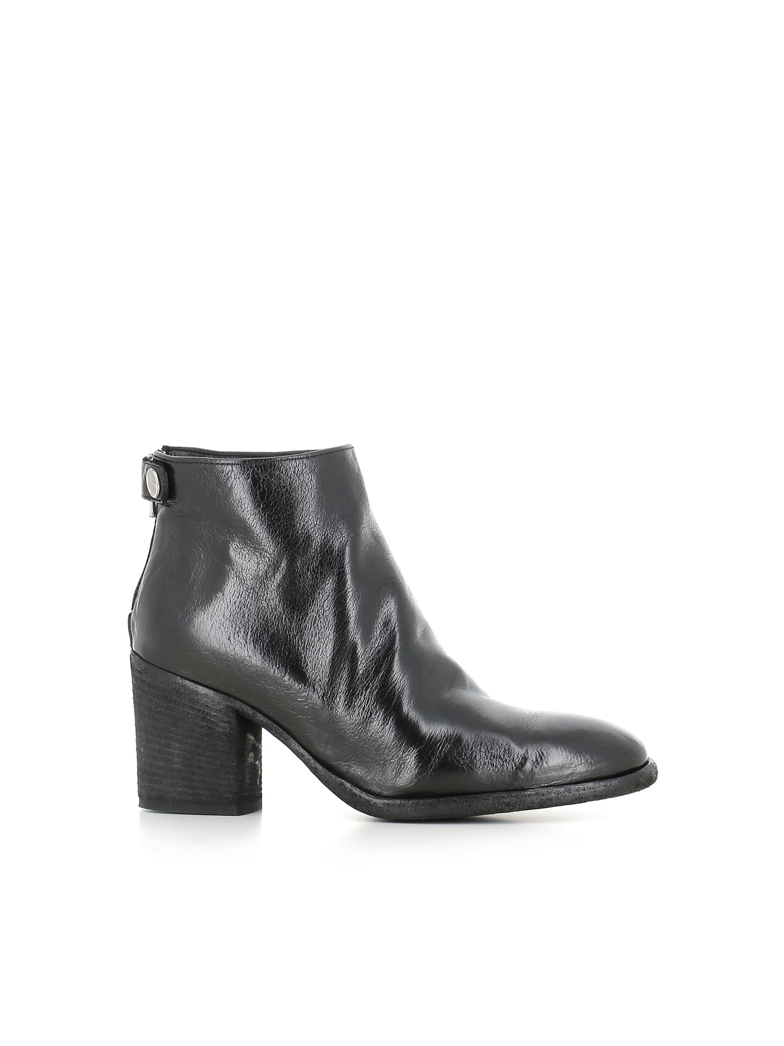 Officine Creative Zip-fastening Block-heel Boots In Black