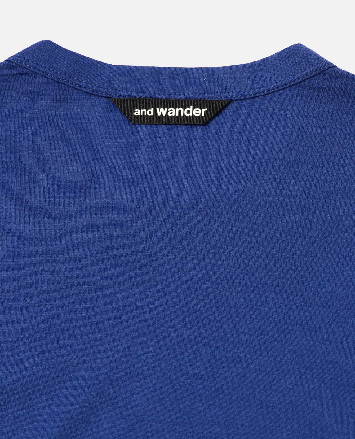 And Wander 28 Merino Base Ls T-shirt In Blue