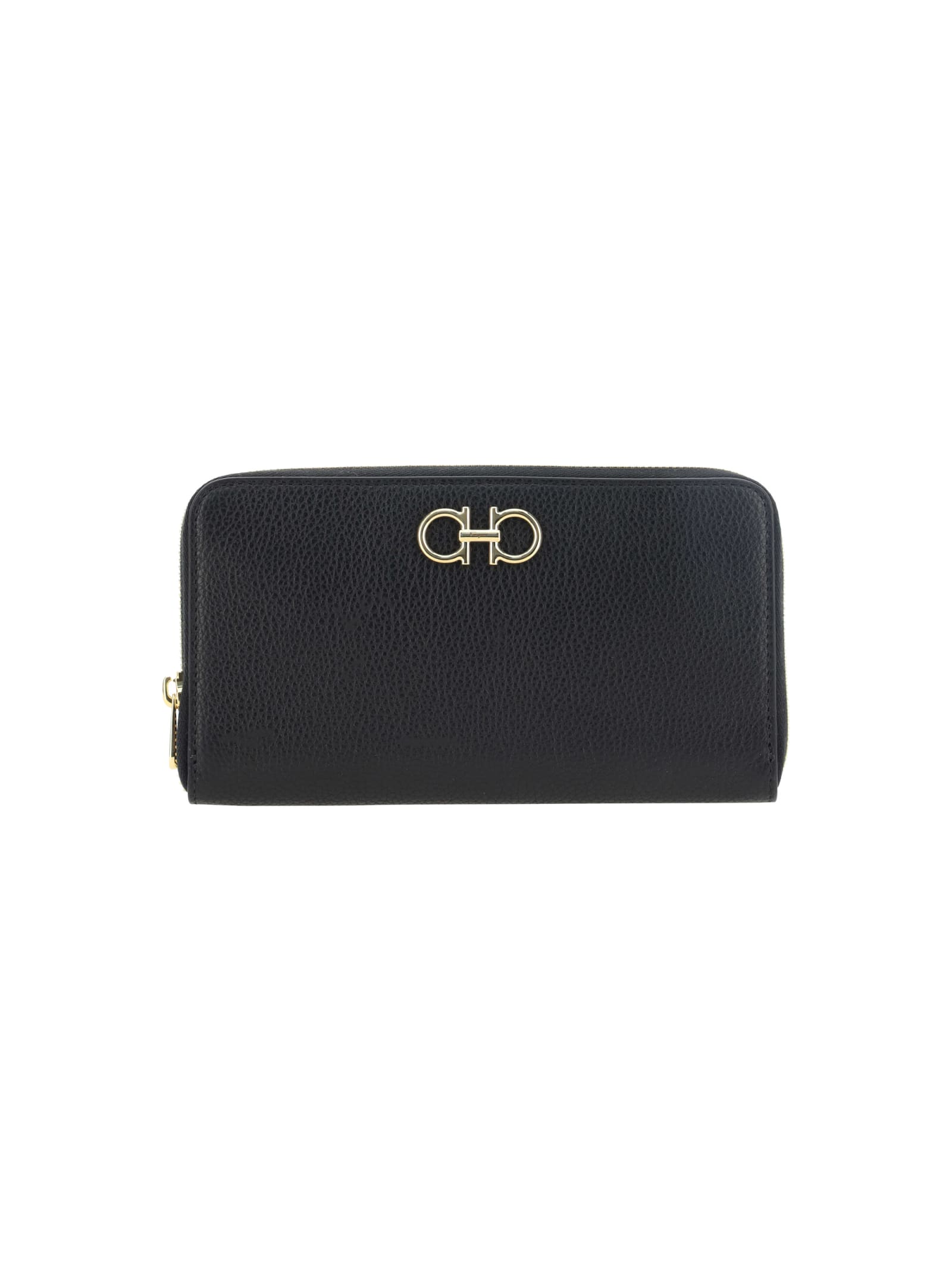 Shop Ferragamo Wallet In Nero