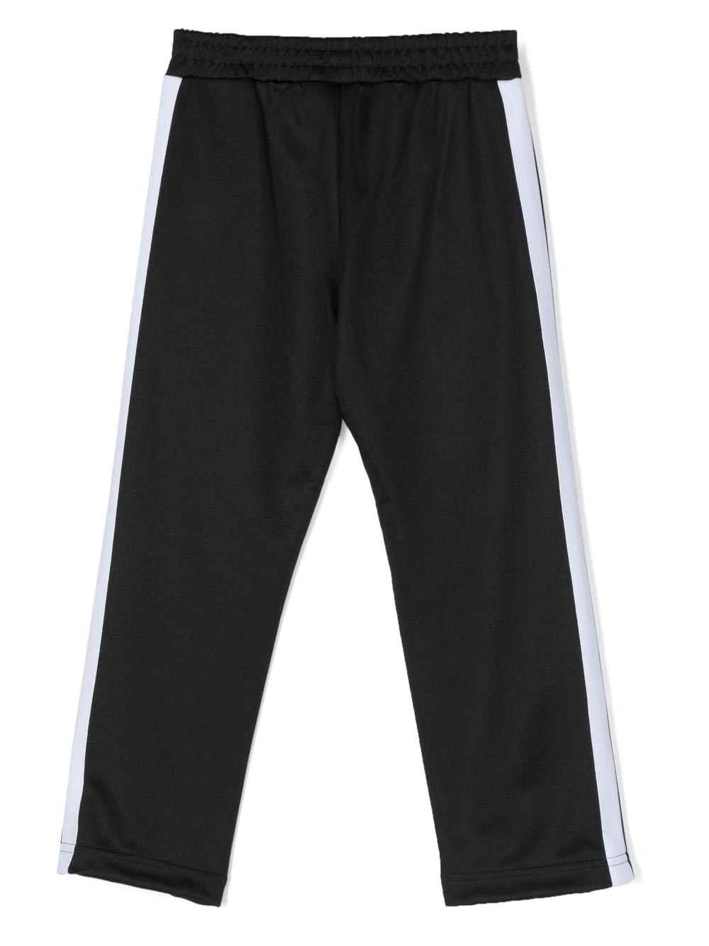 Shop Palm Angels Black Track Trousers With Logo