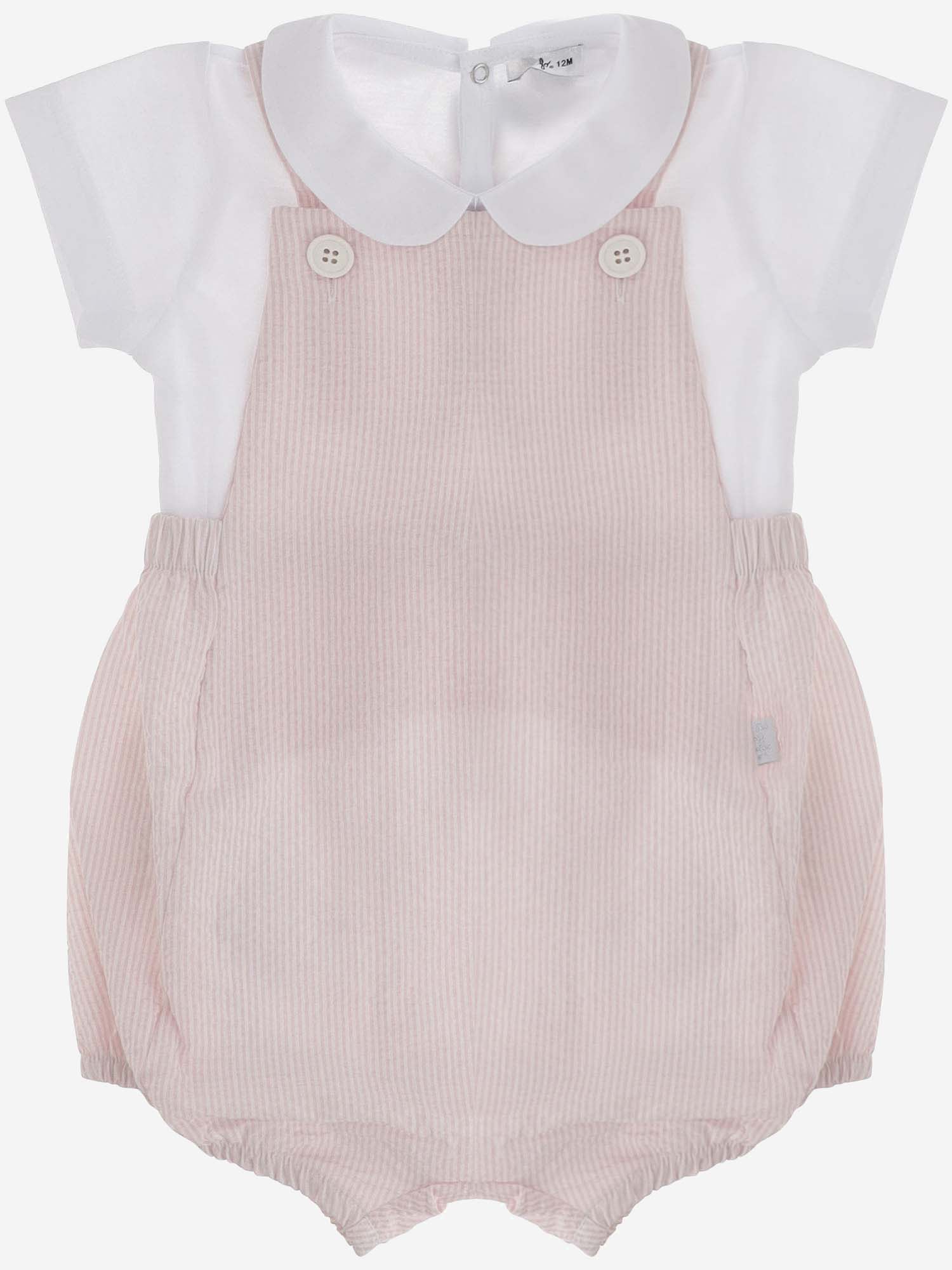 Il Gufo Babies' Two-piece Cotton Set In Pink