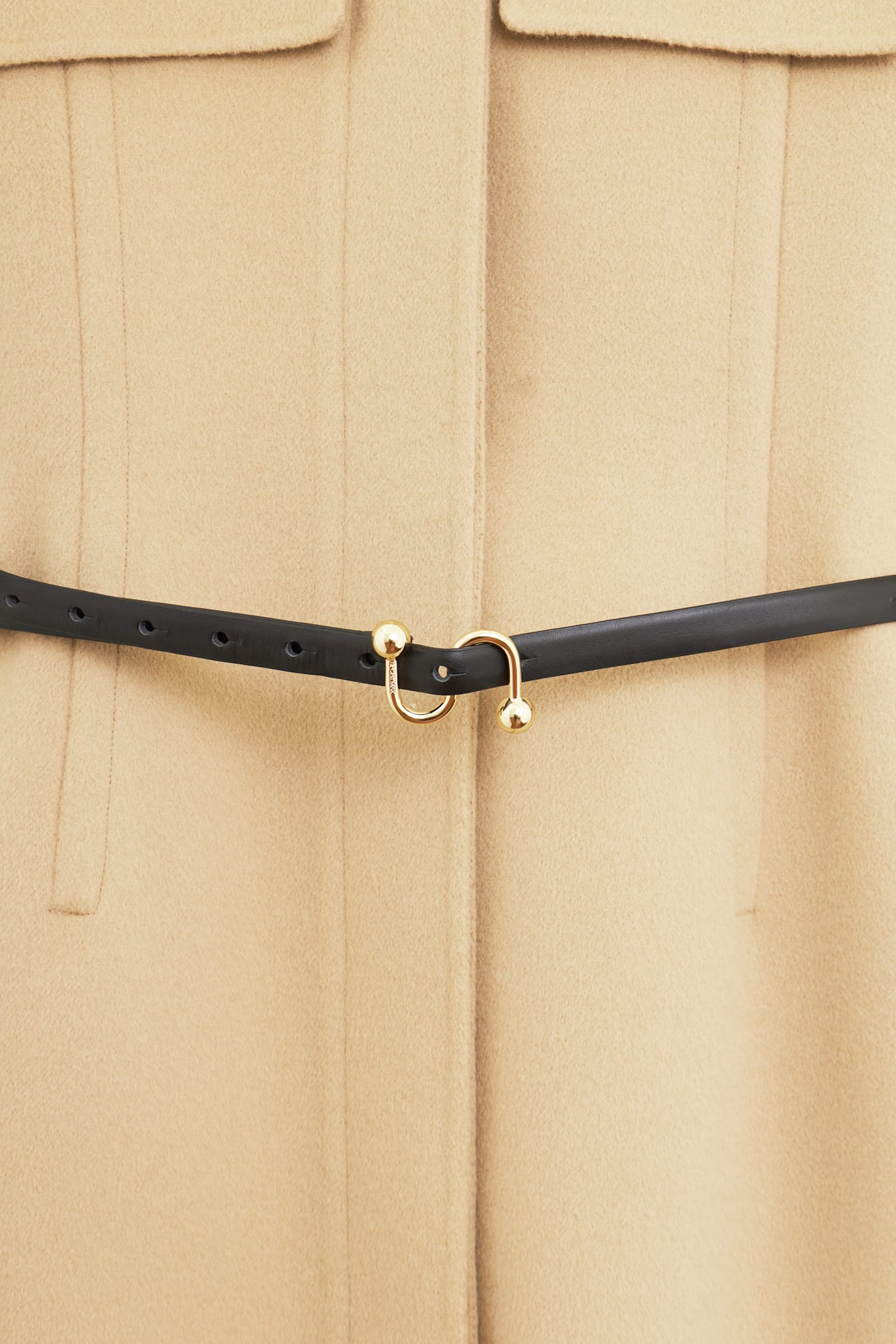 Sportmax "oil" Coat In Neutral