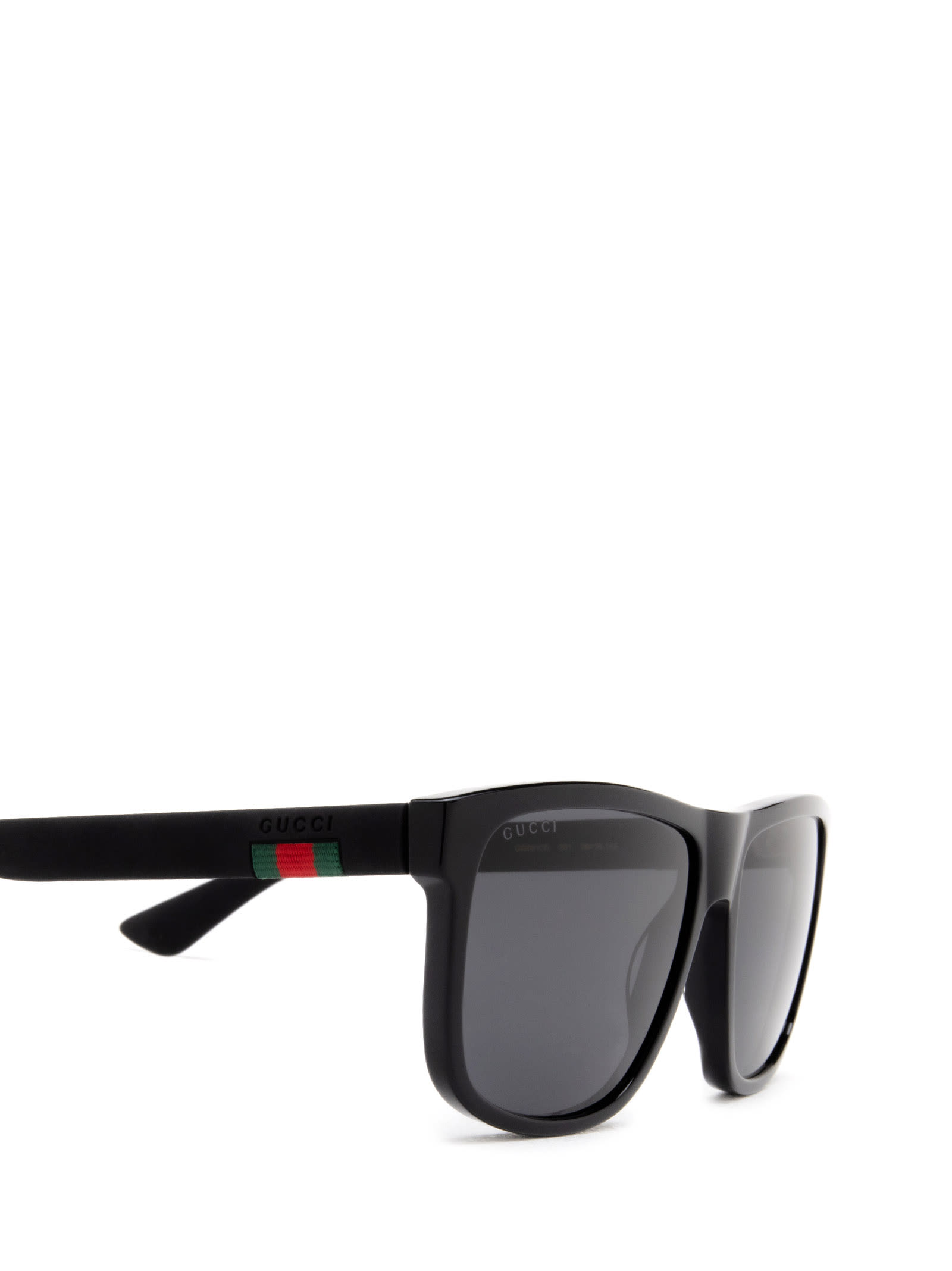 Shop Gucci Gg0010s Black Sunglasses