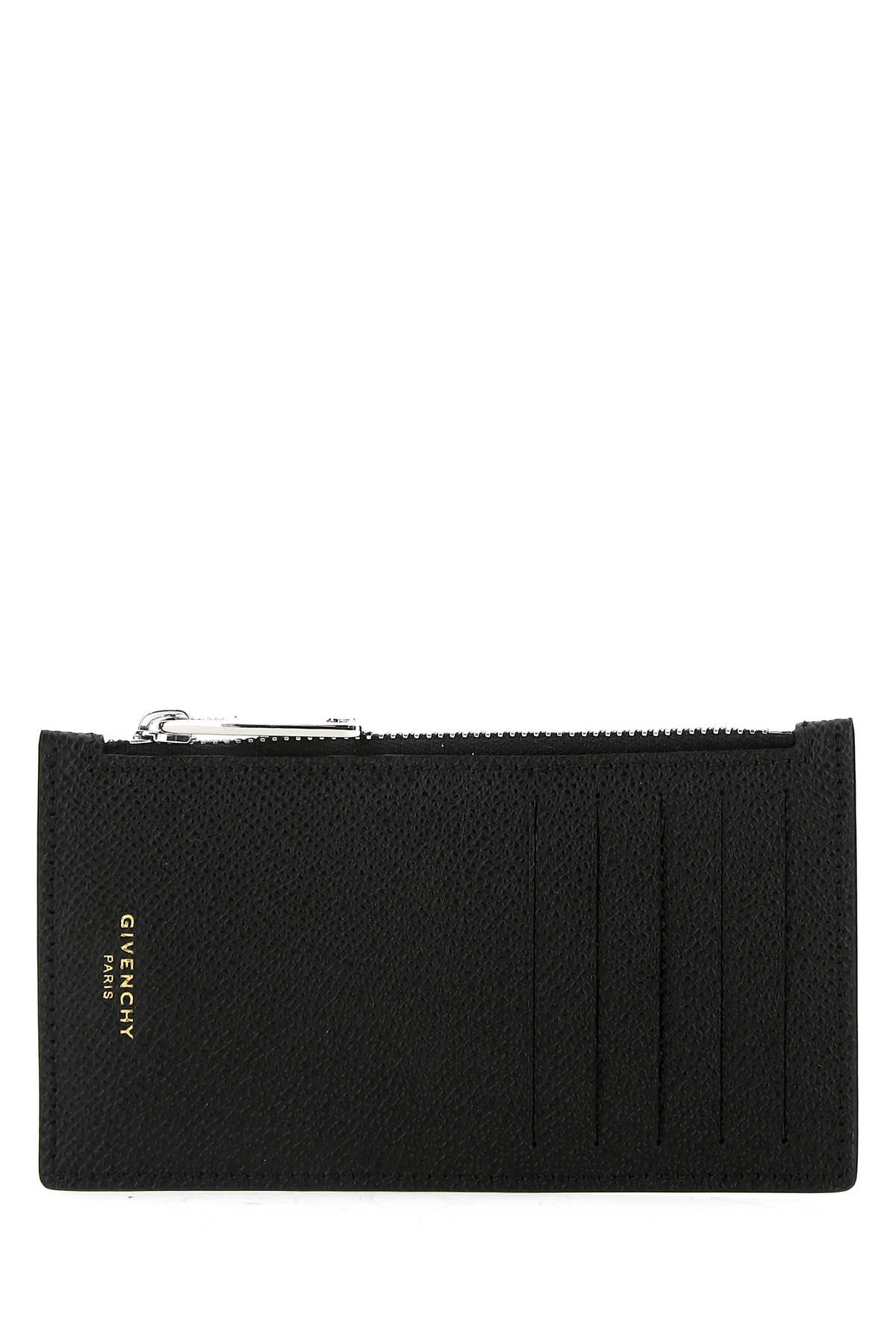 Shop Givenchy Black Leather Card Holder In 001