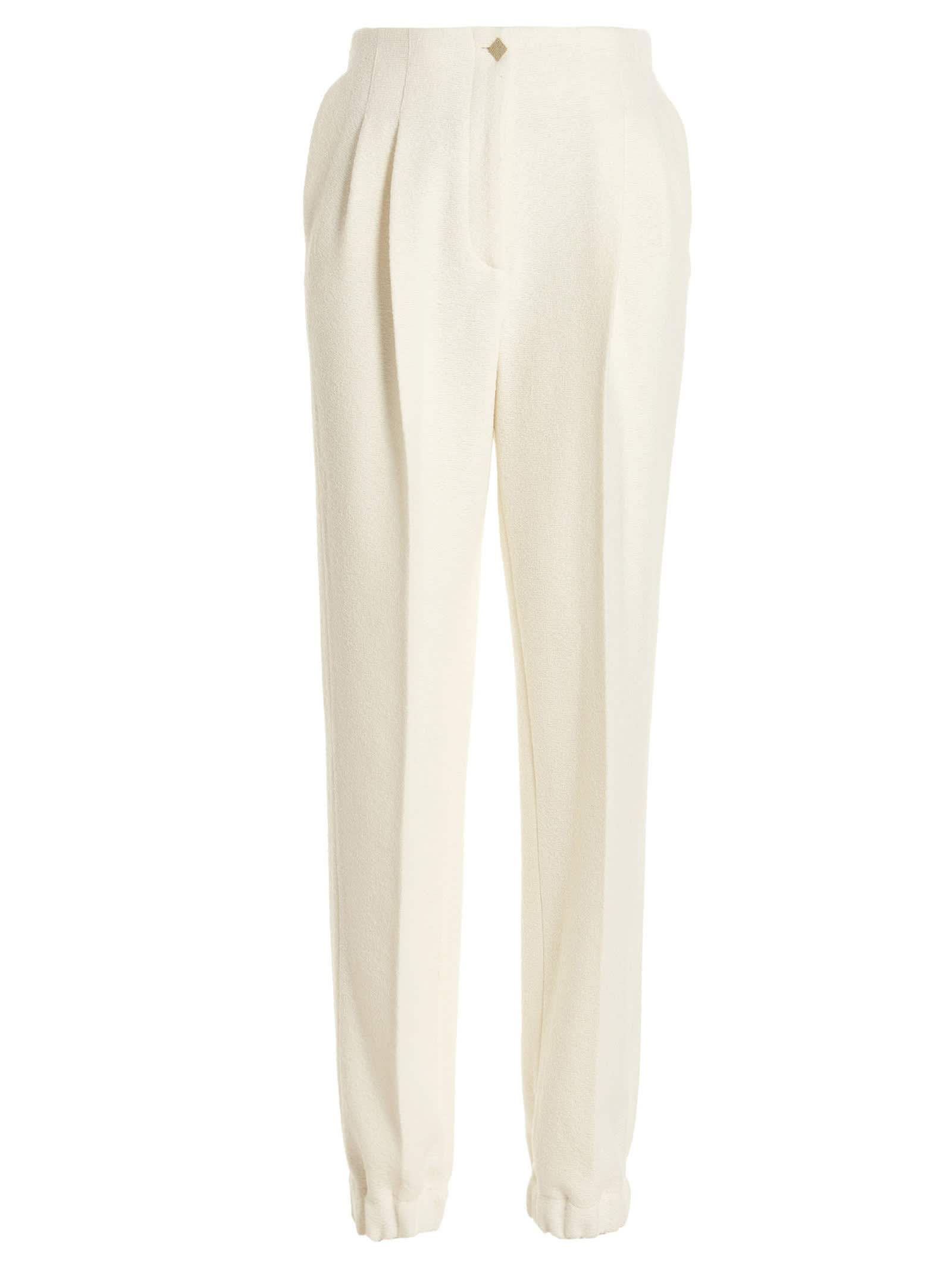 Rochas Texture Wool Trousers