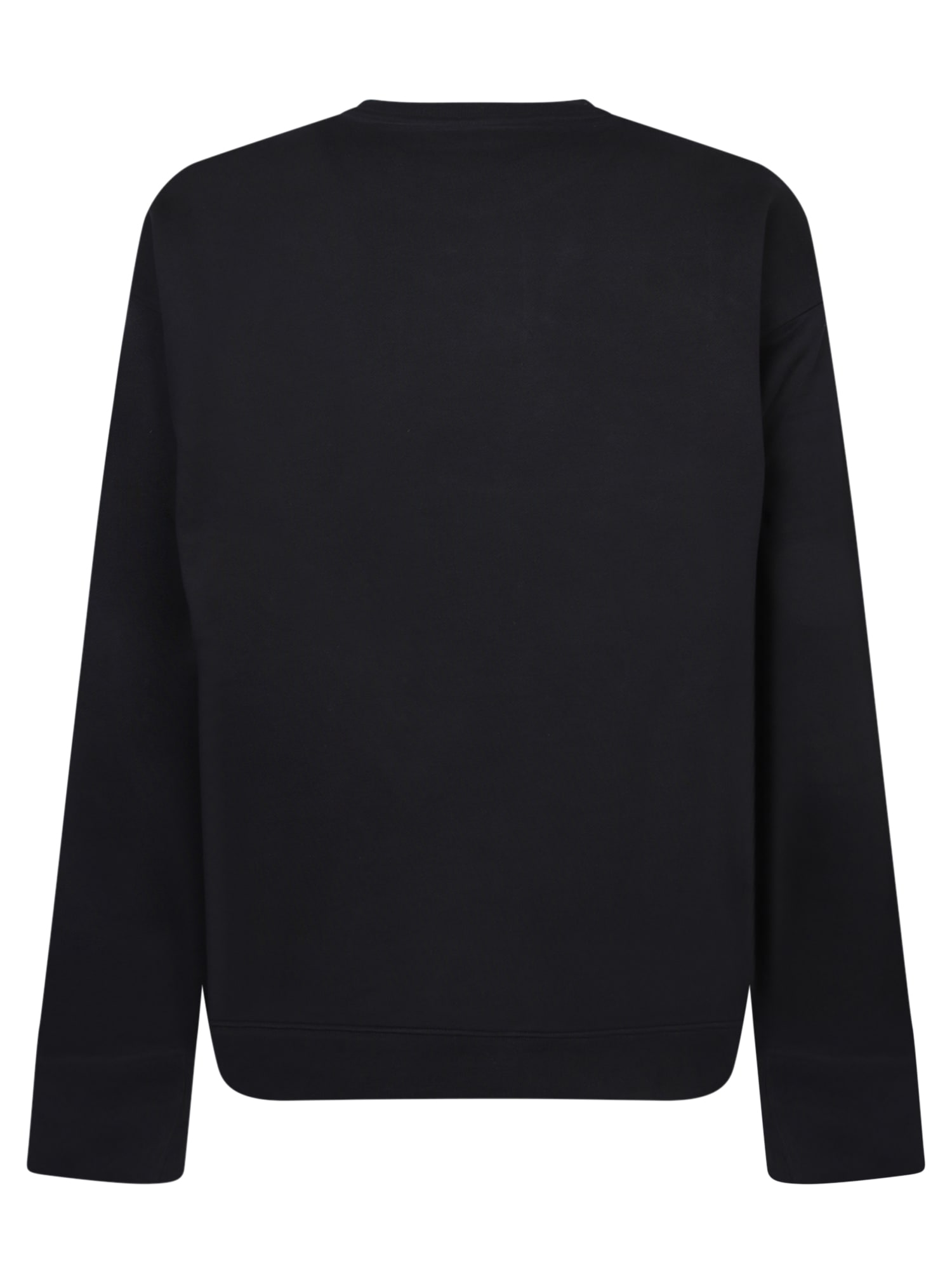 Shop Moschino Logo Bear Black Sweatshirt