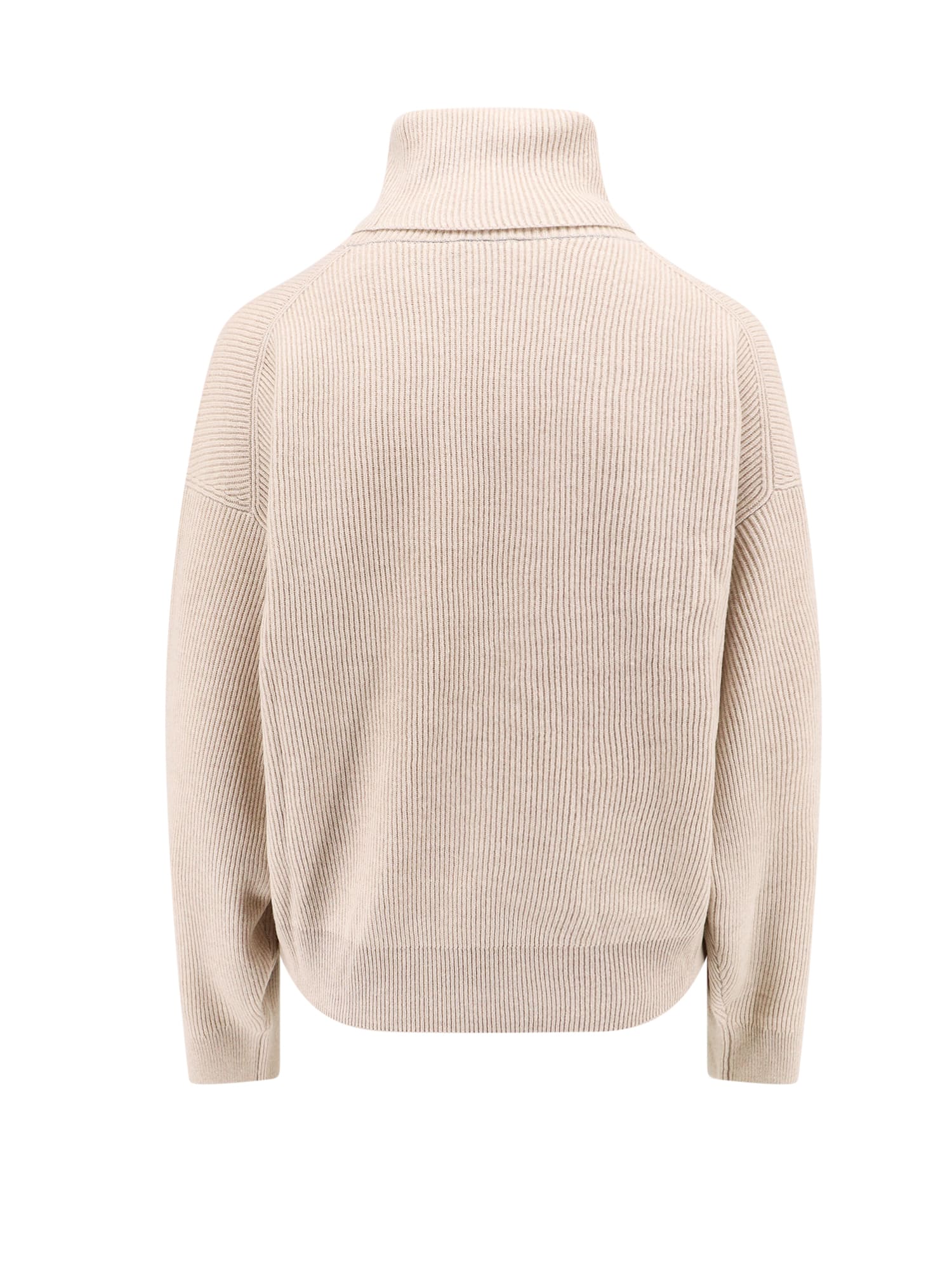 Shop Brunello Cucinelli Sweater In Beige