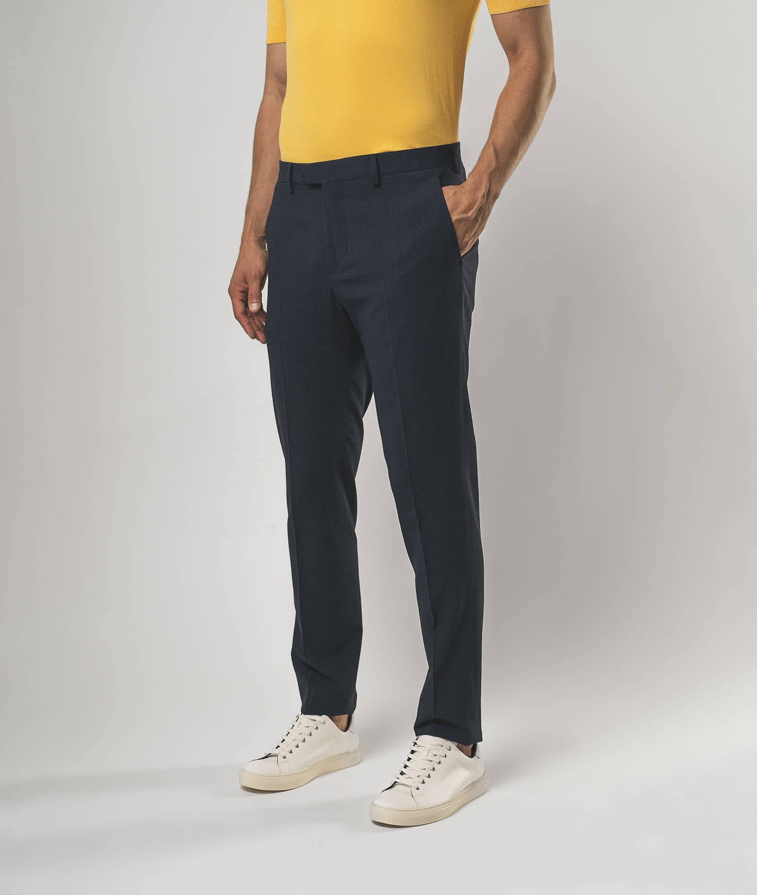Larusmiani Trousers Venice Beach Pants In Blue