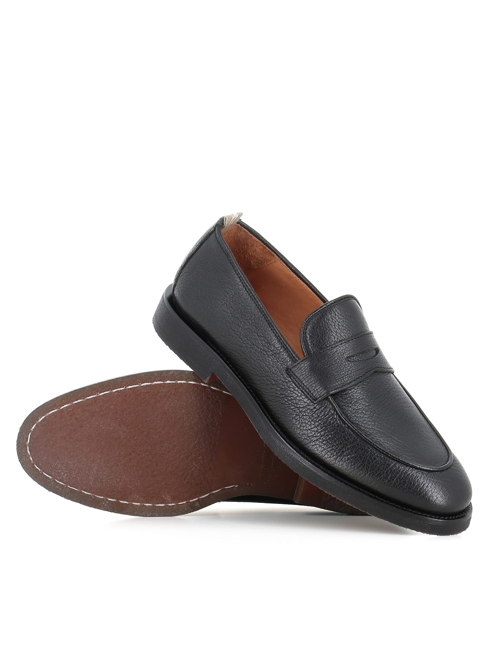 Officine Creative Leather Opera Flexi Loafers In Black