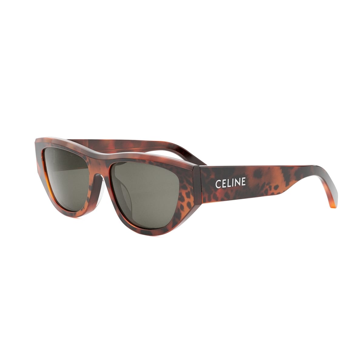 Shop Celine Cl40278u Monochroms 99a Sunglasses In Marrone