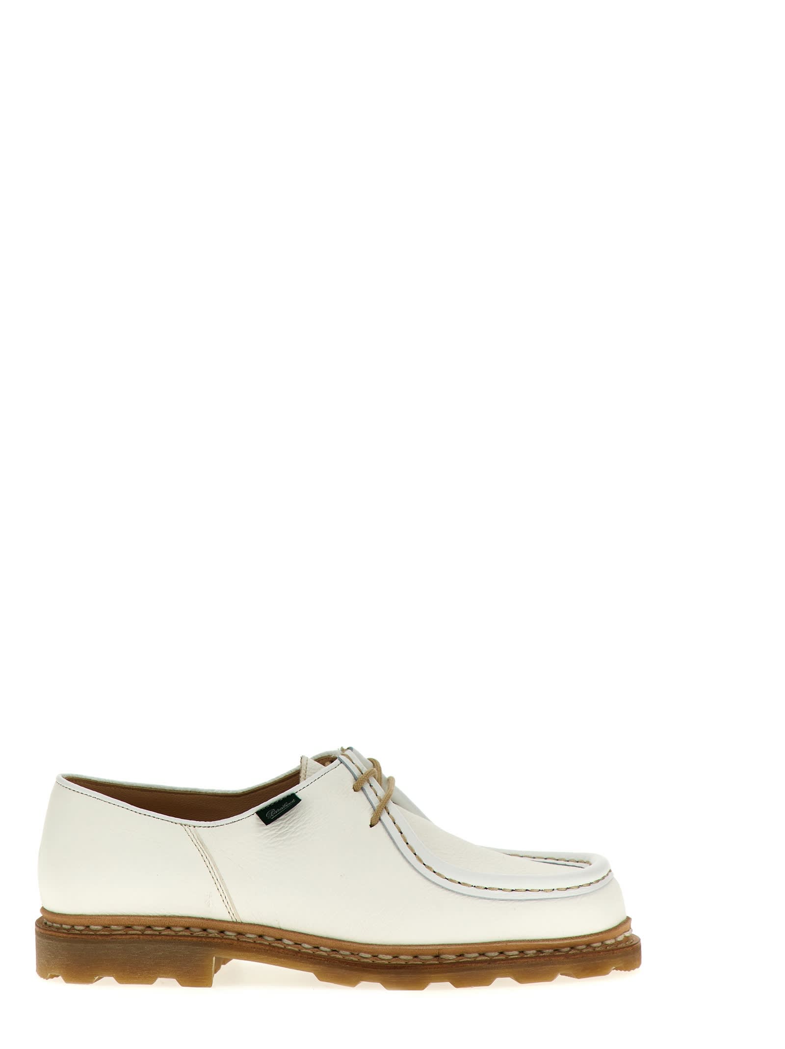 Shop Paraboot Michael Derby Shoes In White