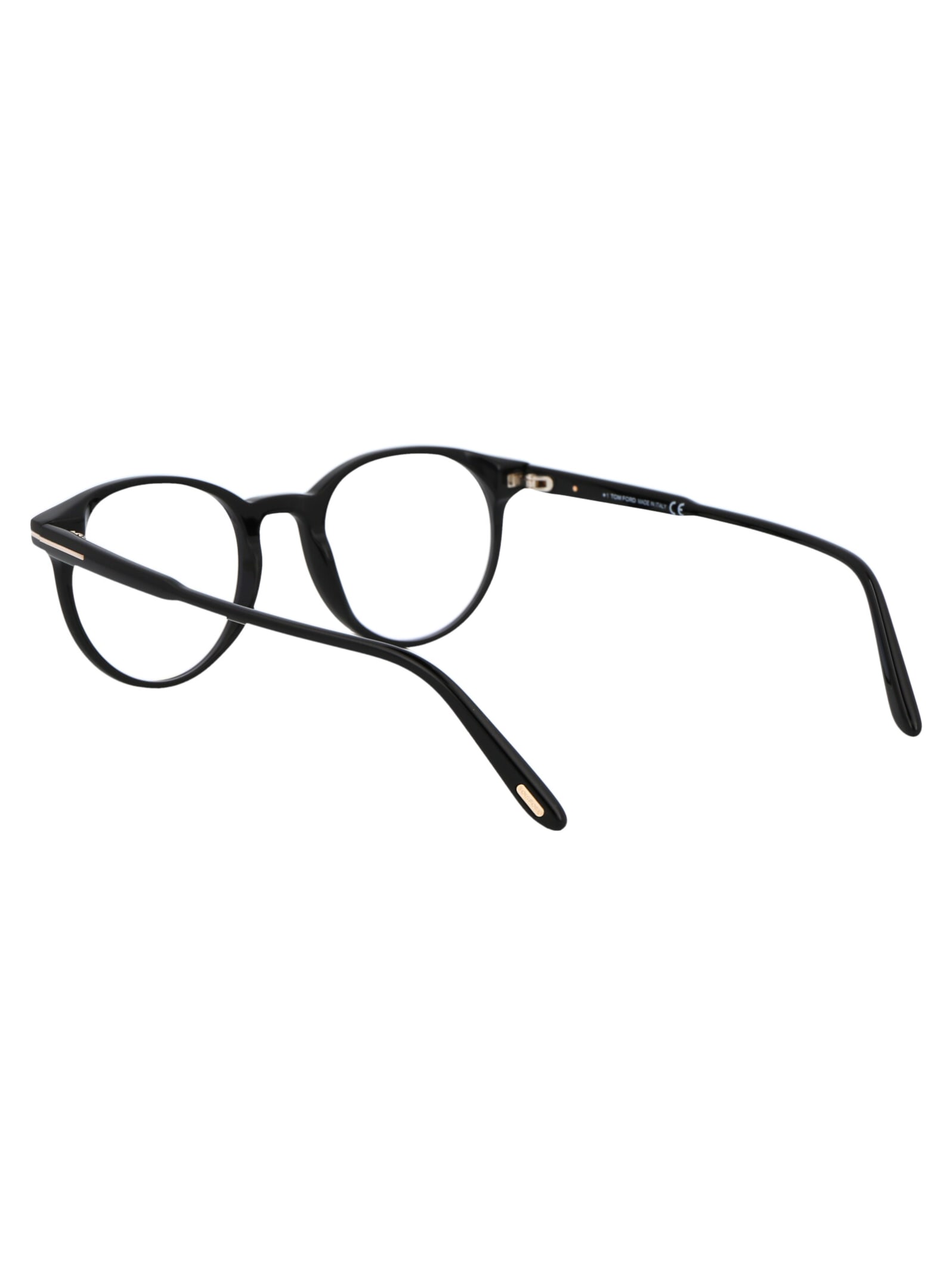 Shop Tom Ford Ft5695-b Glasses In 001 Nero Lucido
