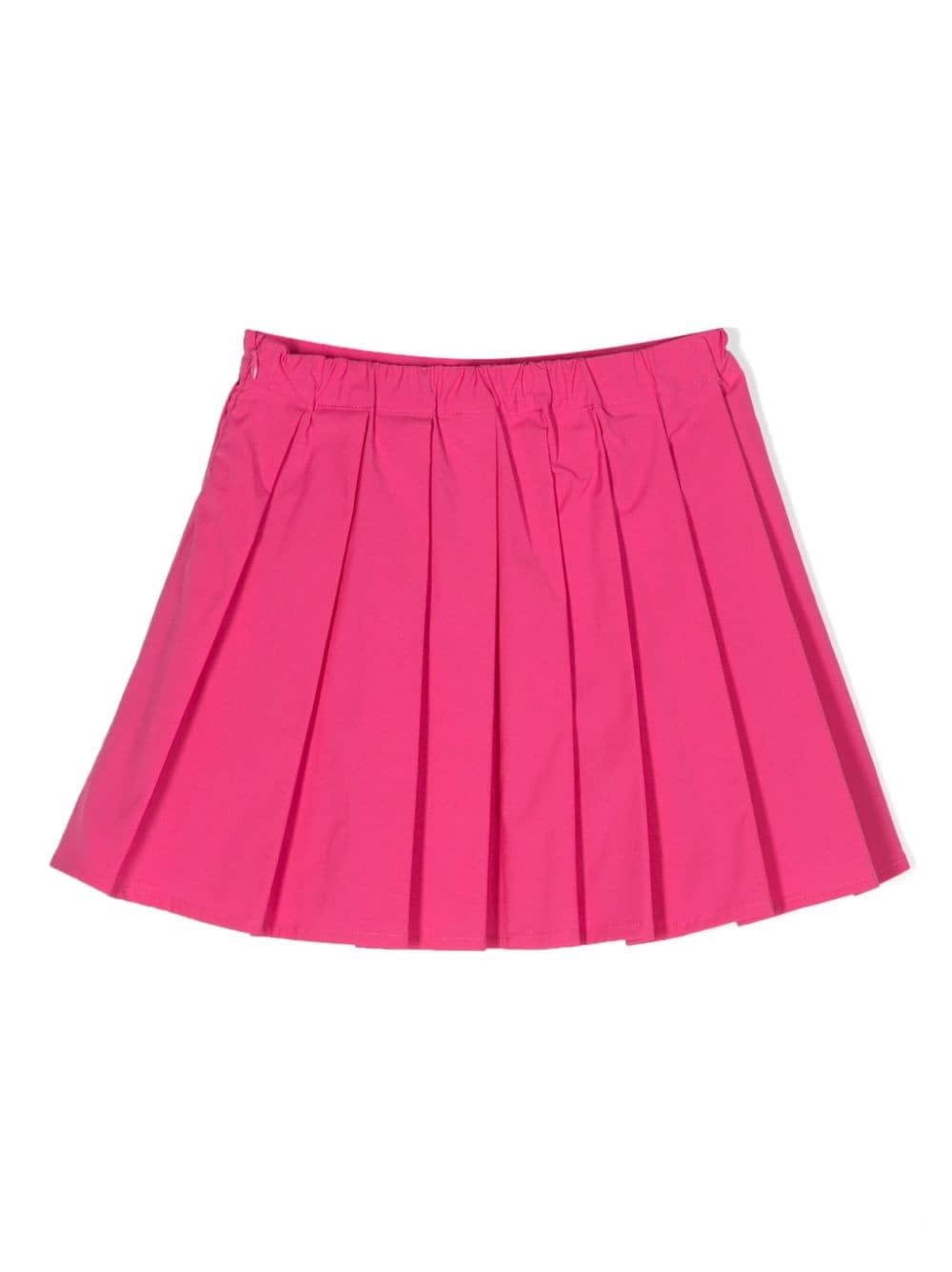Il Gufo Pleated Skirt In Fucsia