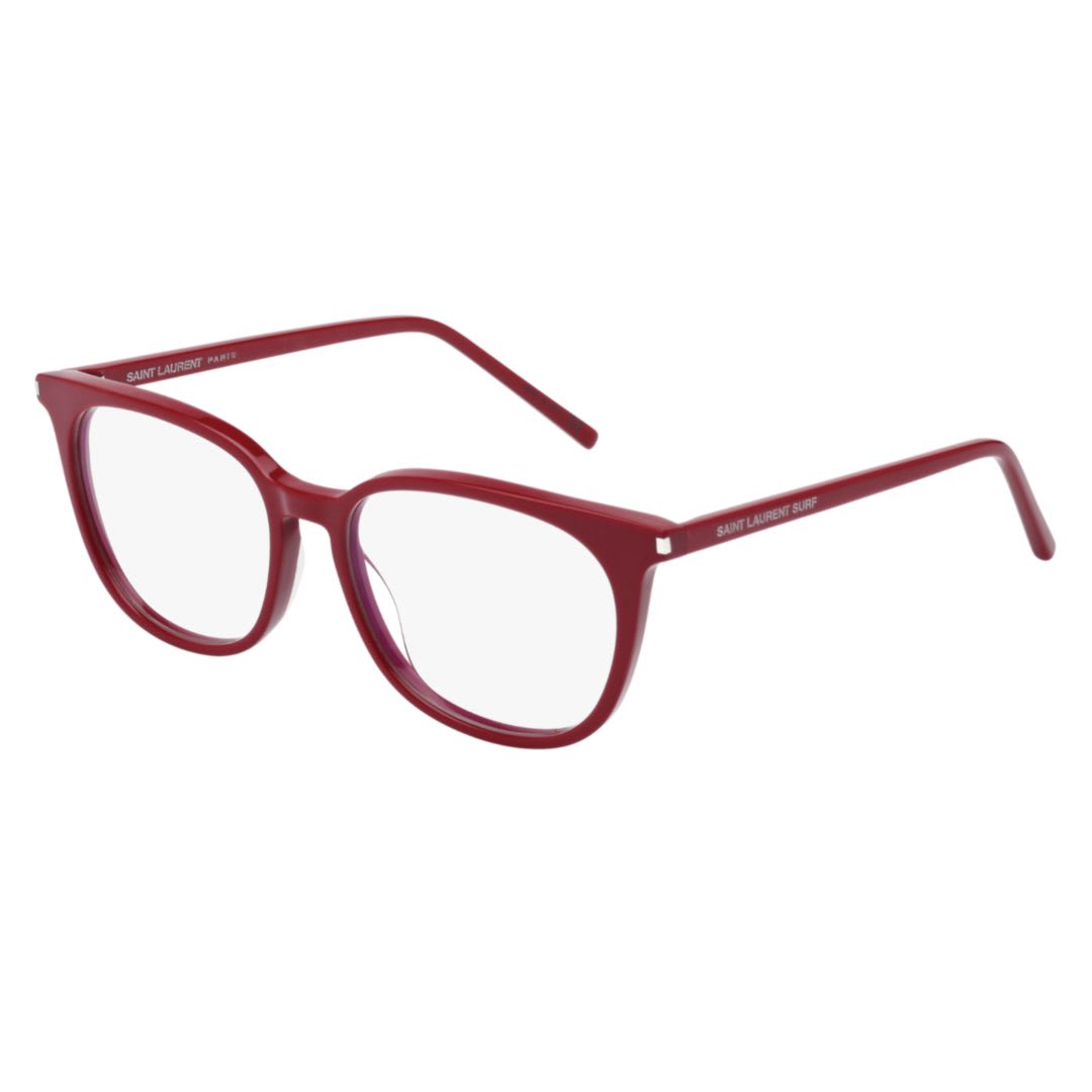 Saint Laurent Sl 38 Surf003 Red Red Transparent In 003 Red Red Transparent
