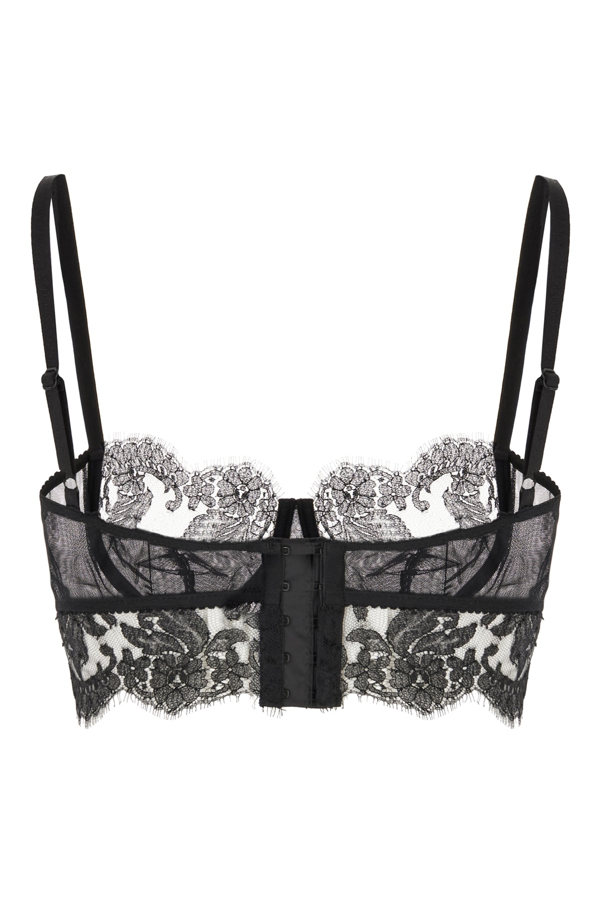 Shop Dolce & Gabbana Black Lace Bra In Nero