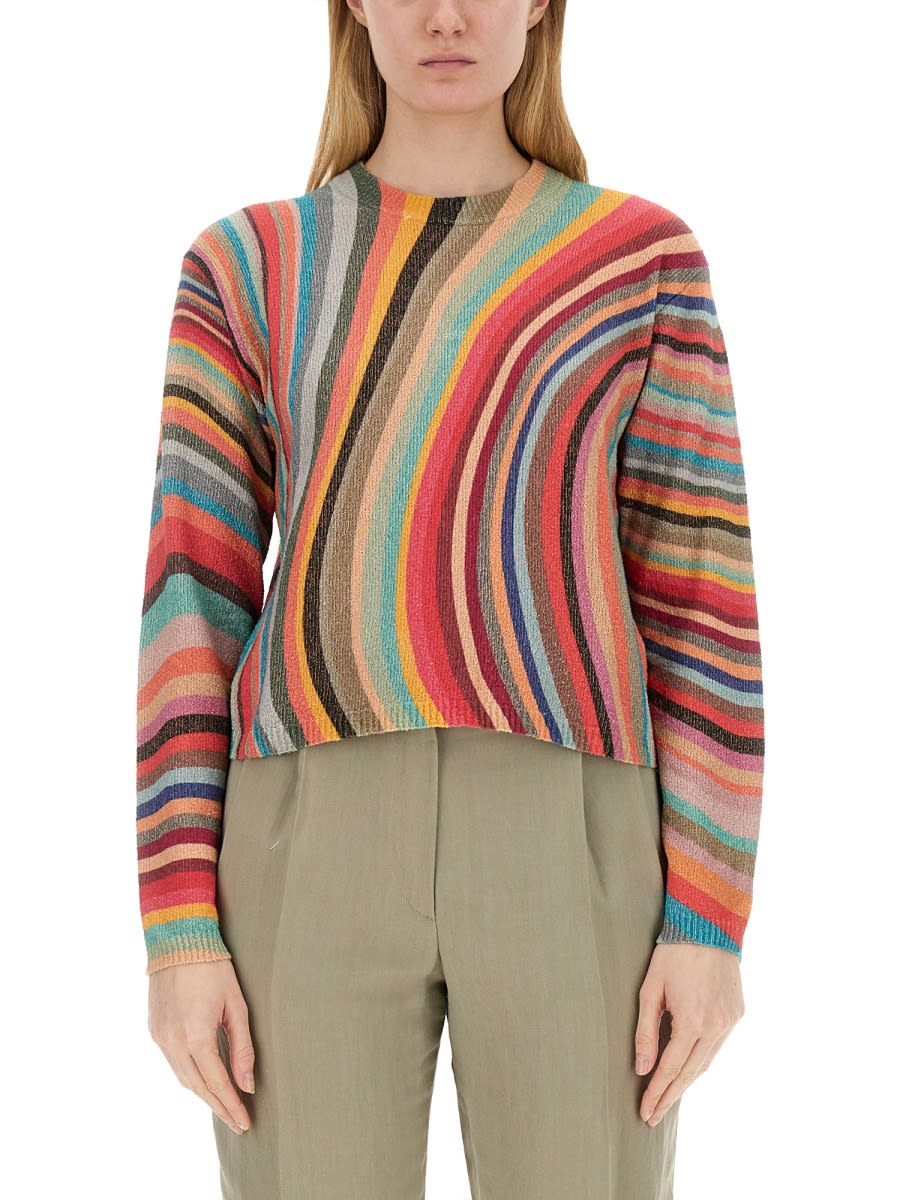 Shop Ps By Paul Smith Swirl Shirt In Multicolour