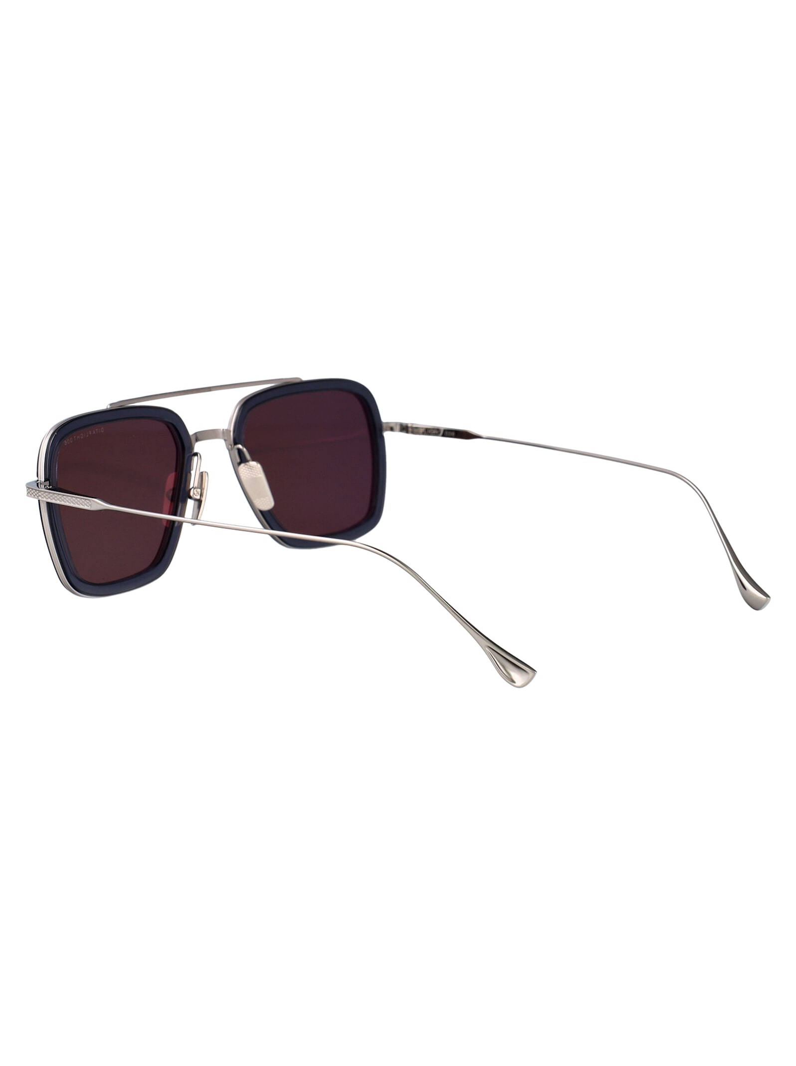 Dita Flight.006 Sunglasses In Smoke Grey Crystal - Black Palladium W Dark Grey - Ar