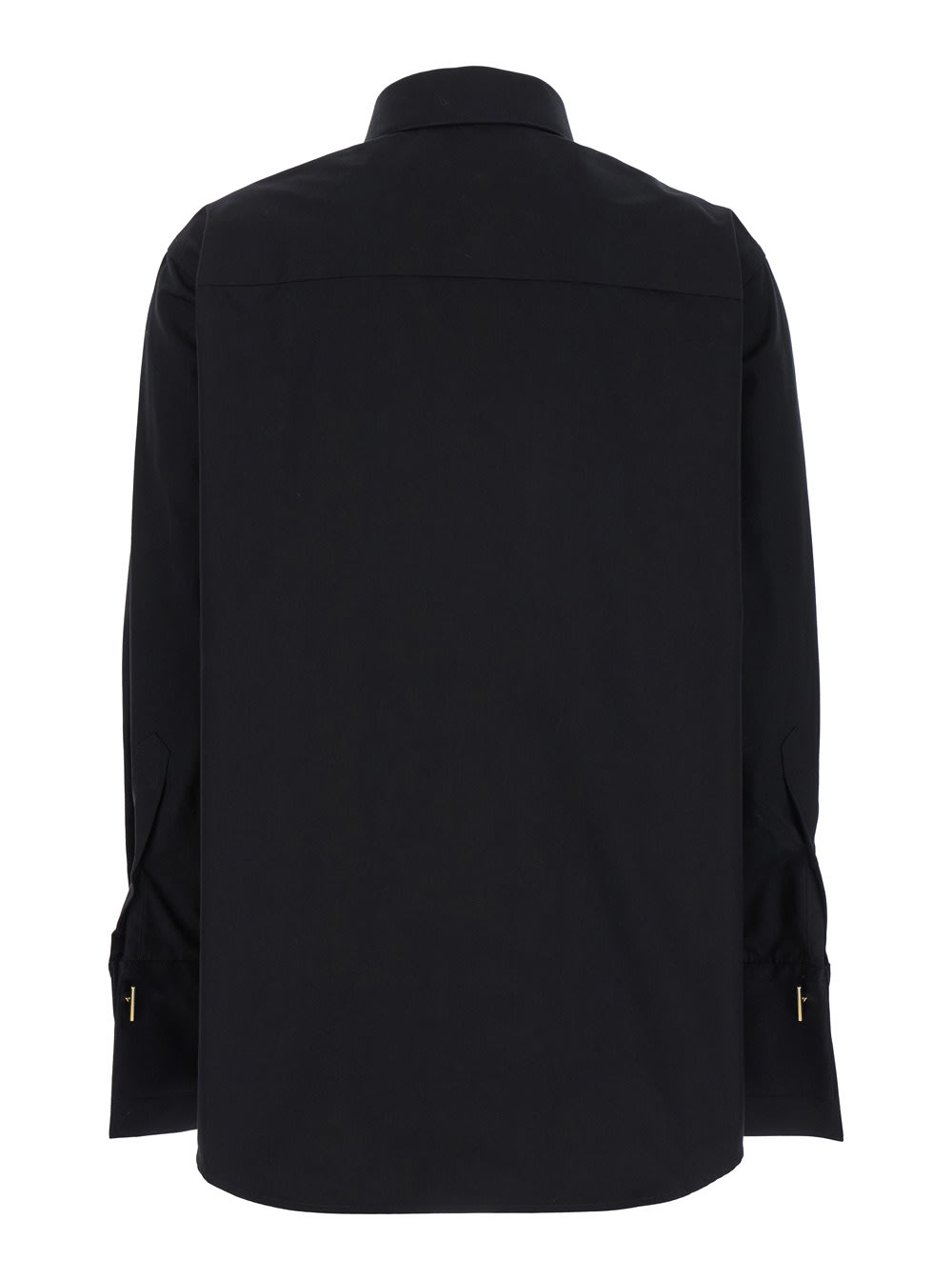 Shop Rohe Shirt With Double Cuff In Black